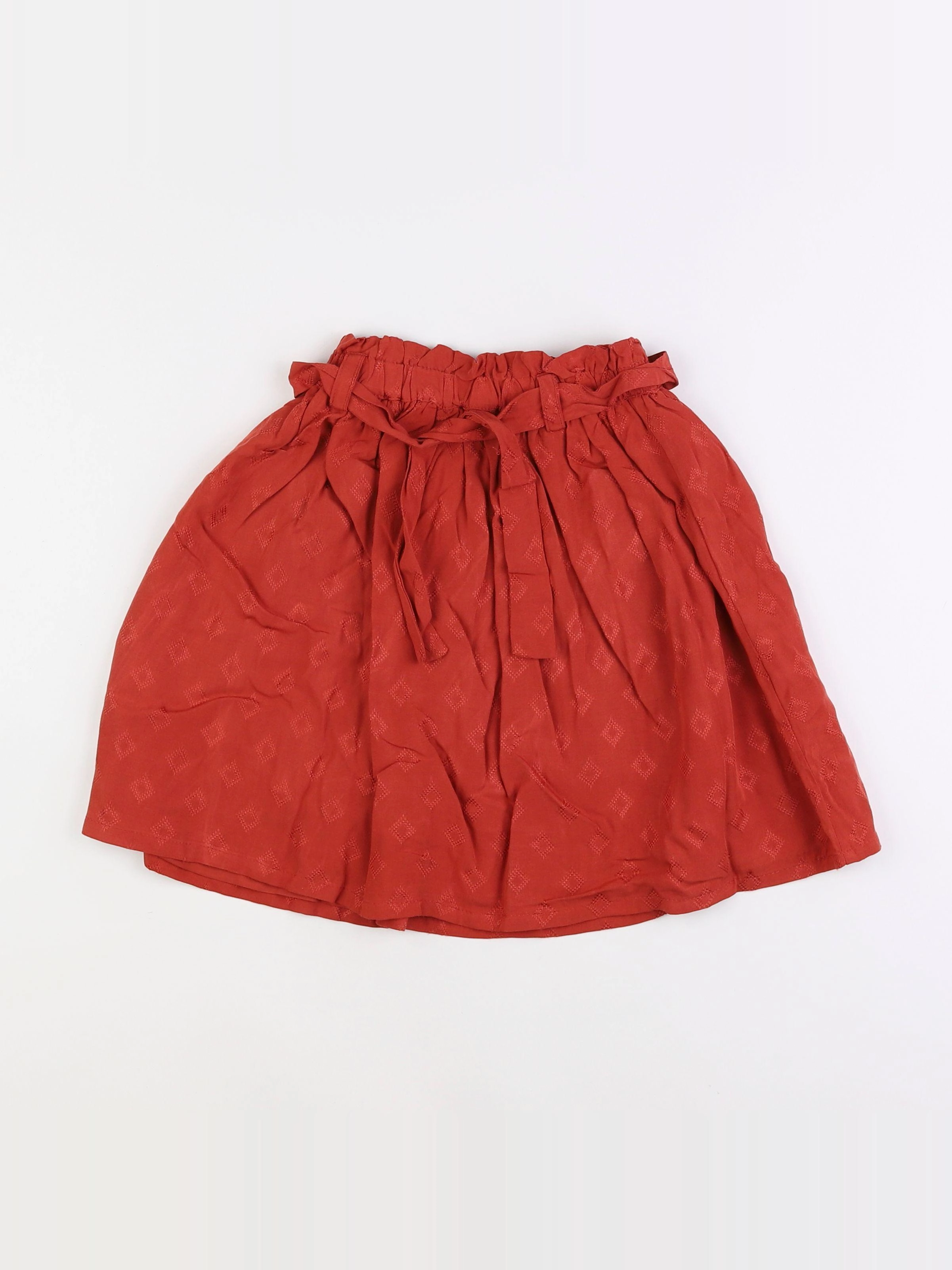 Little Cigogne - jupe rouge - 10 ans