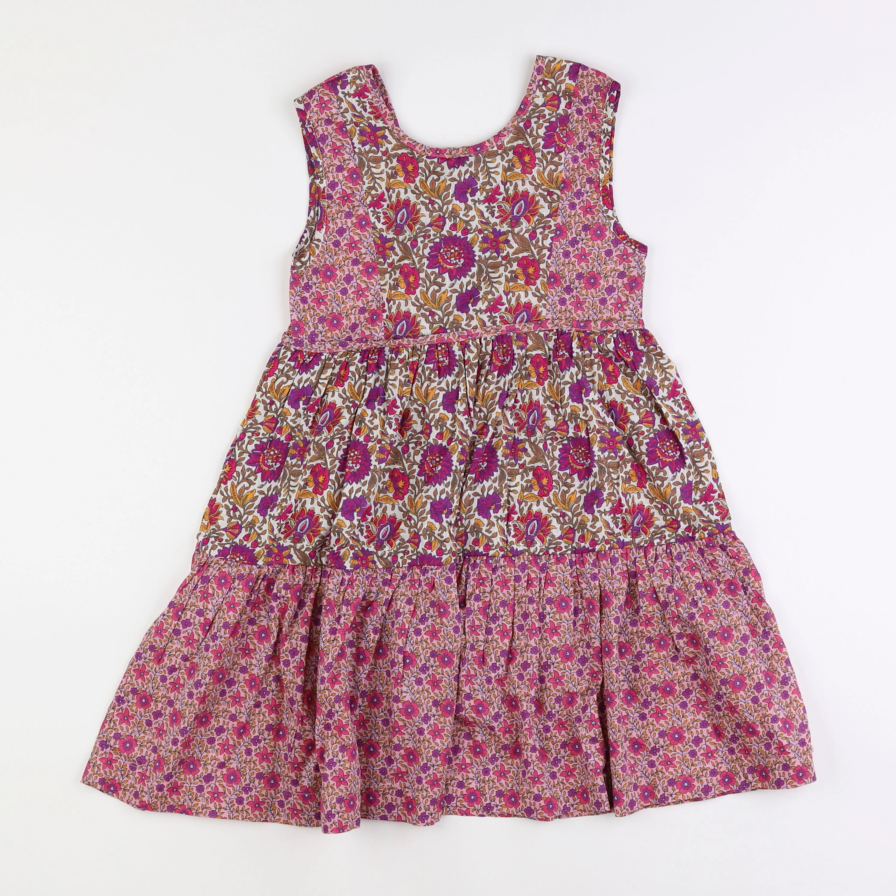 Monoprix - robe rose - 8 ans