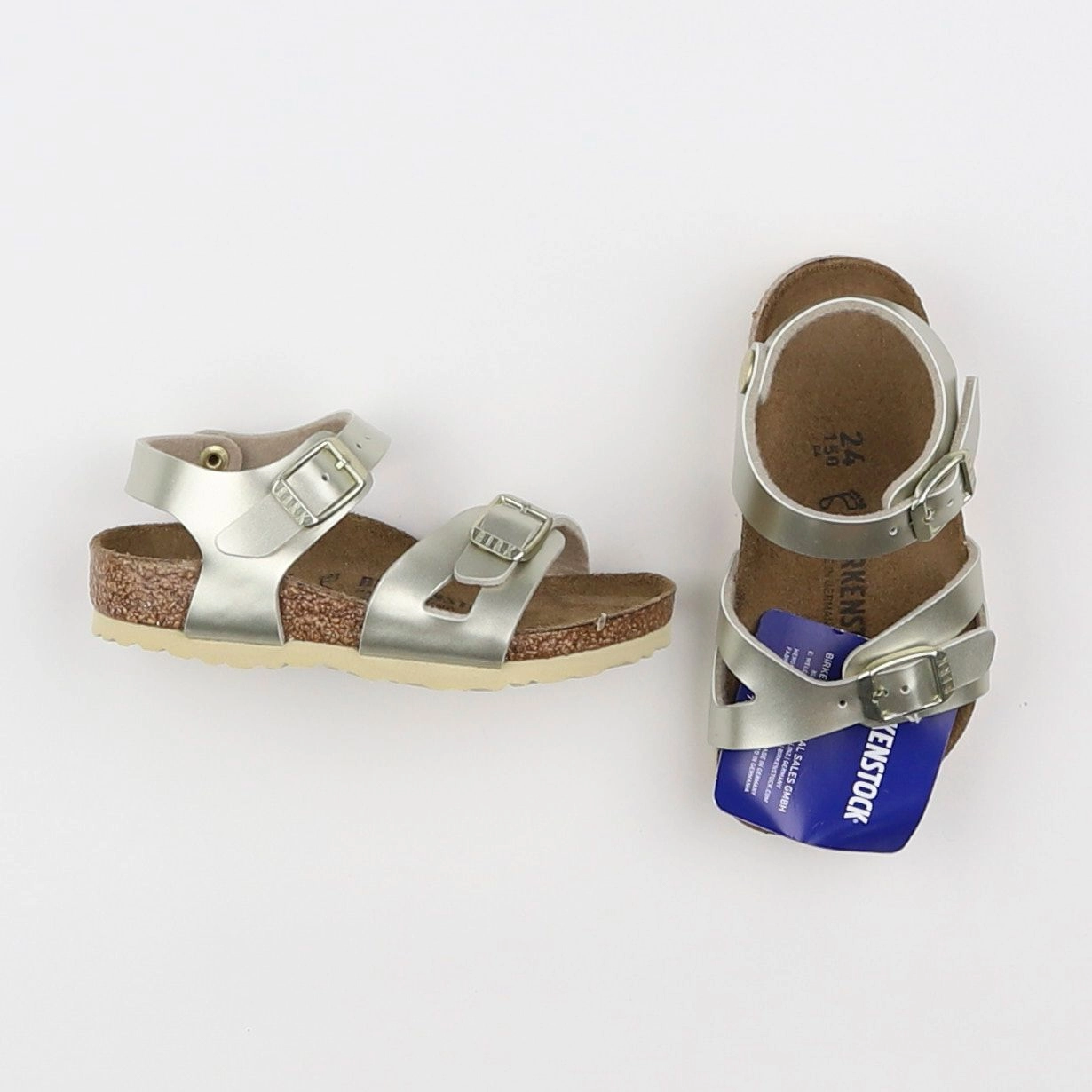 Birkenstock - sandales or - pointure 24