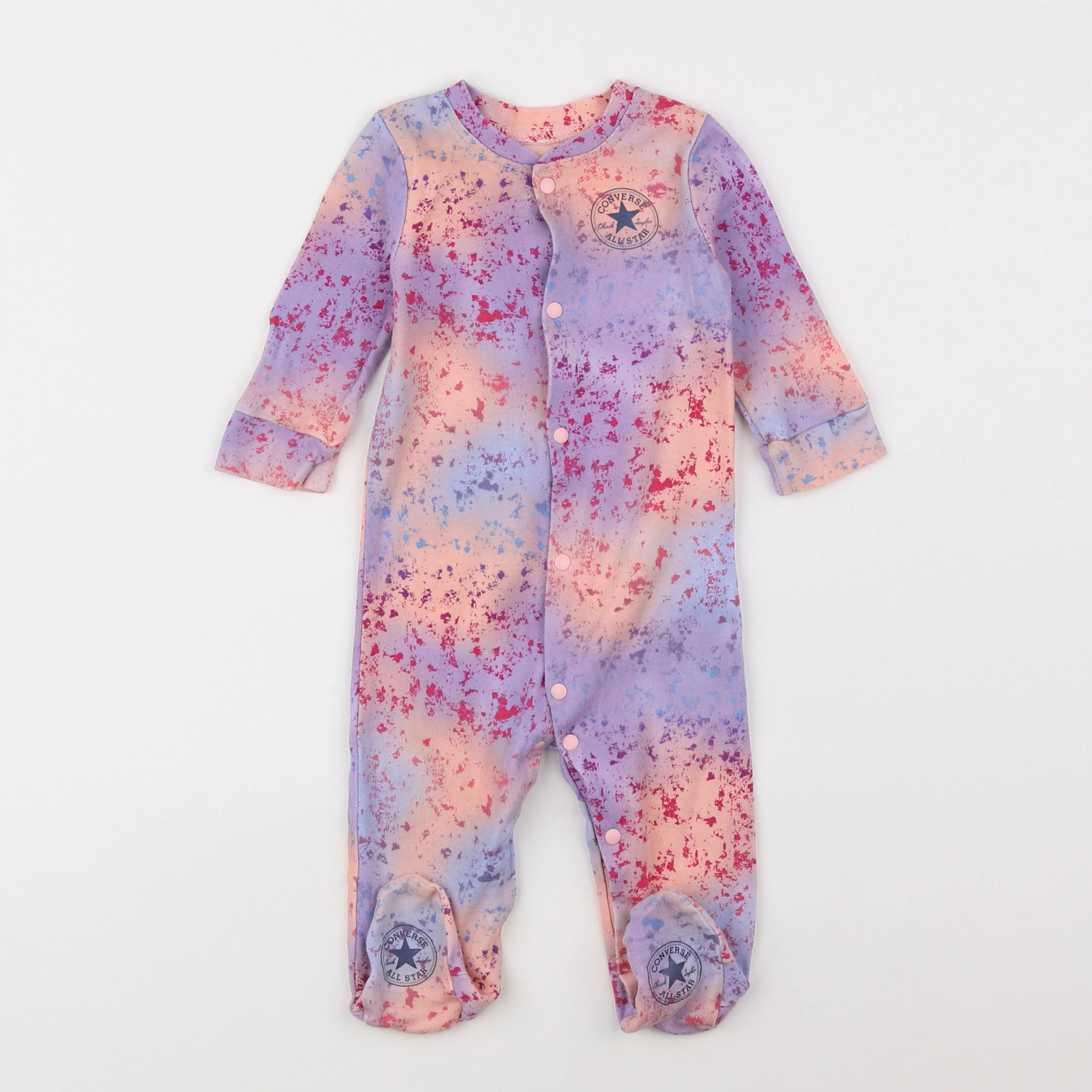 Converse - pyjama coton violet - 6 mois