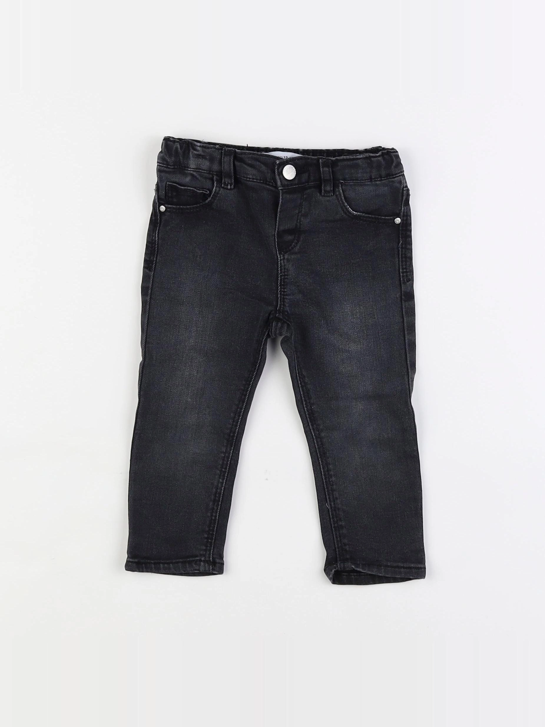 Zara - jean noir - 12/18 mois
