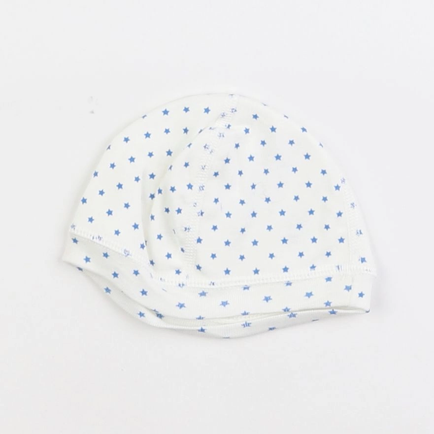 Petit Bateau - bonnet blanc - 0/3 mois