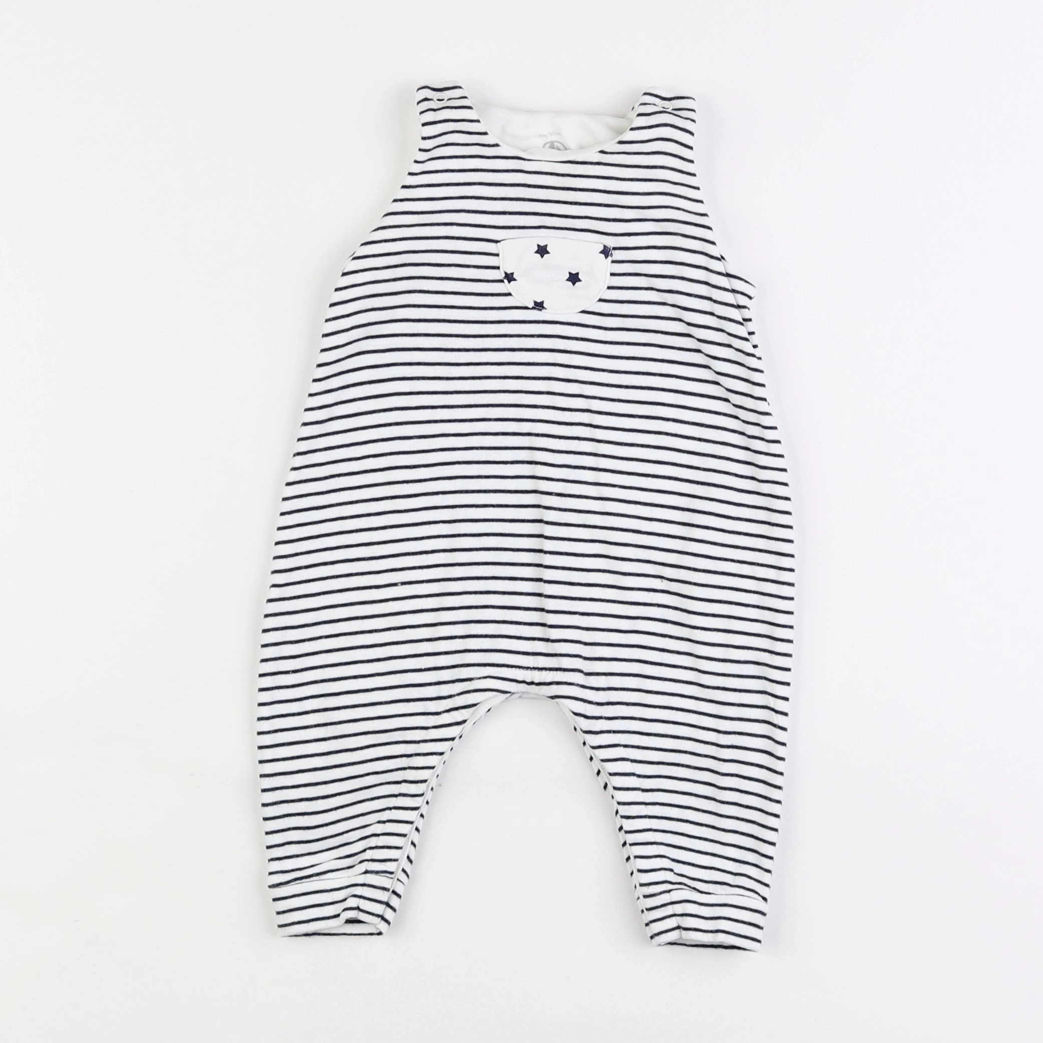 Petit Bateau - combinaison blanc - 3 mois