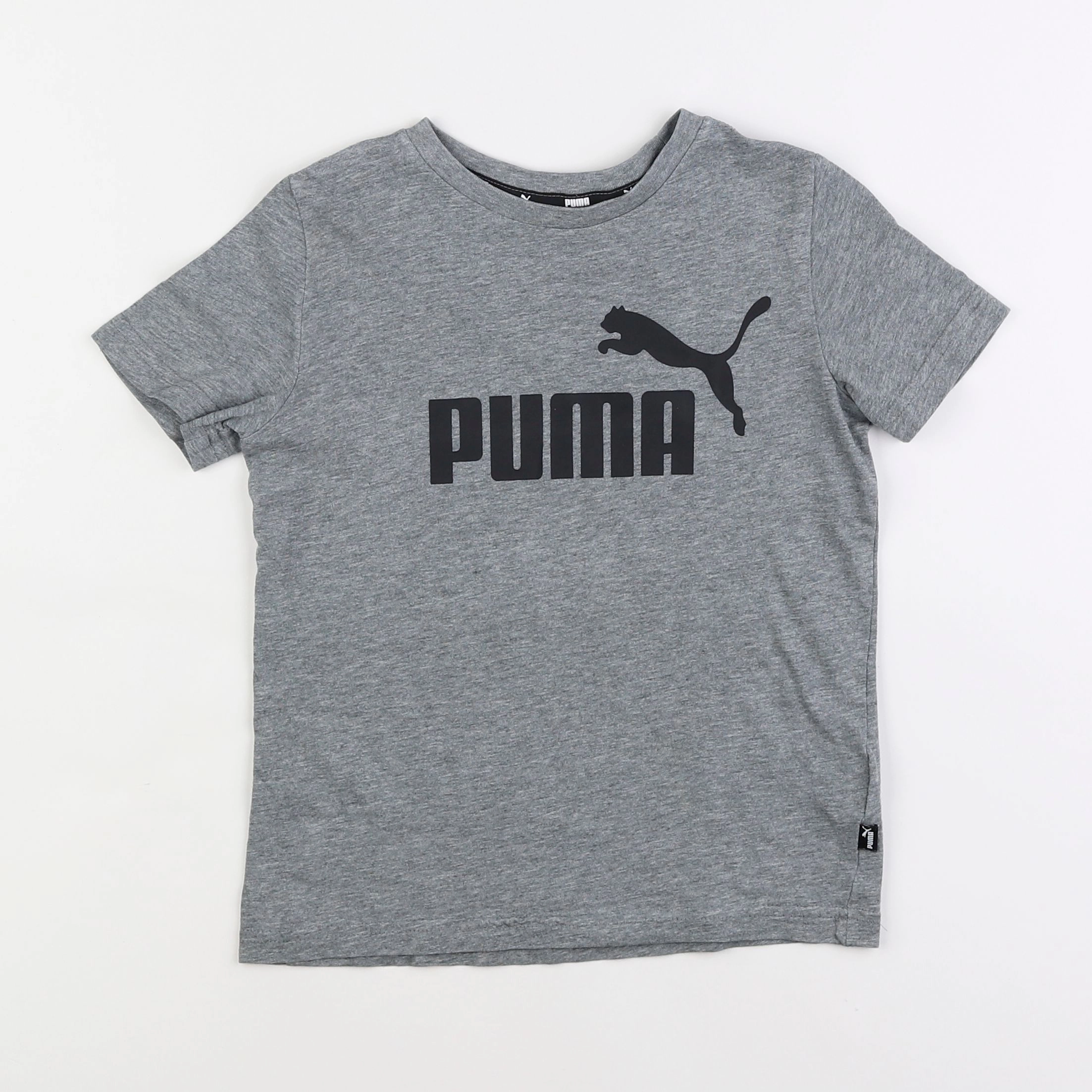 Puma - tee-shirt gris - 7/8 ans