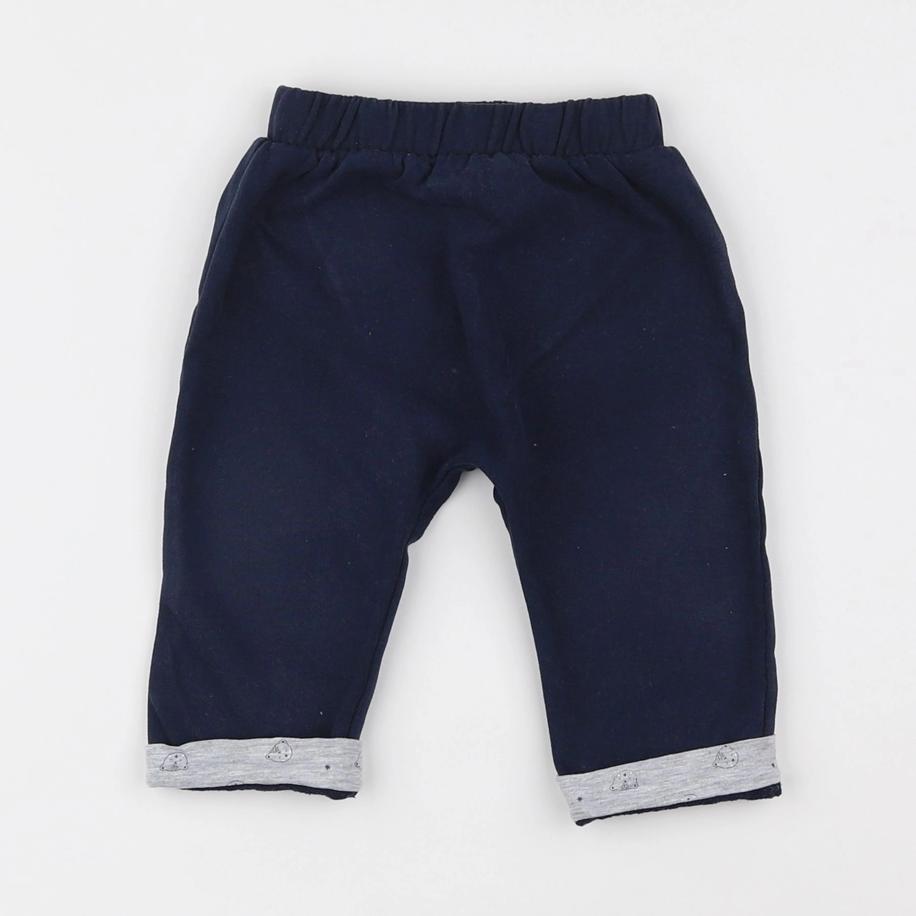Vertbaudet - pantalon bleu - 9 mois