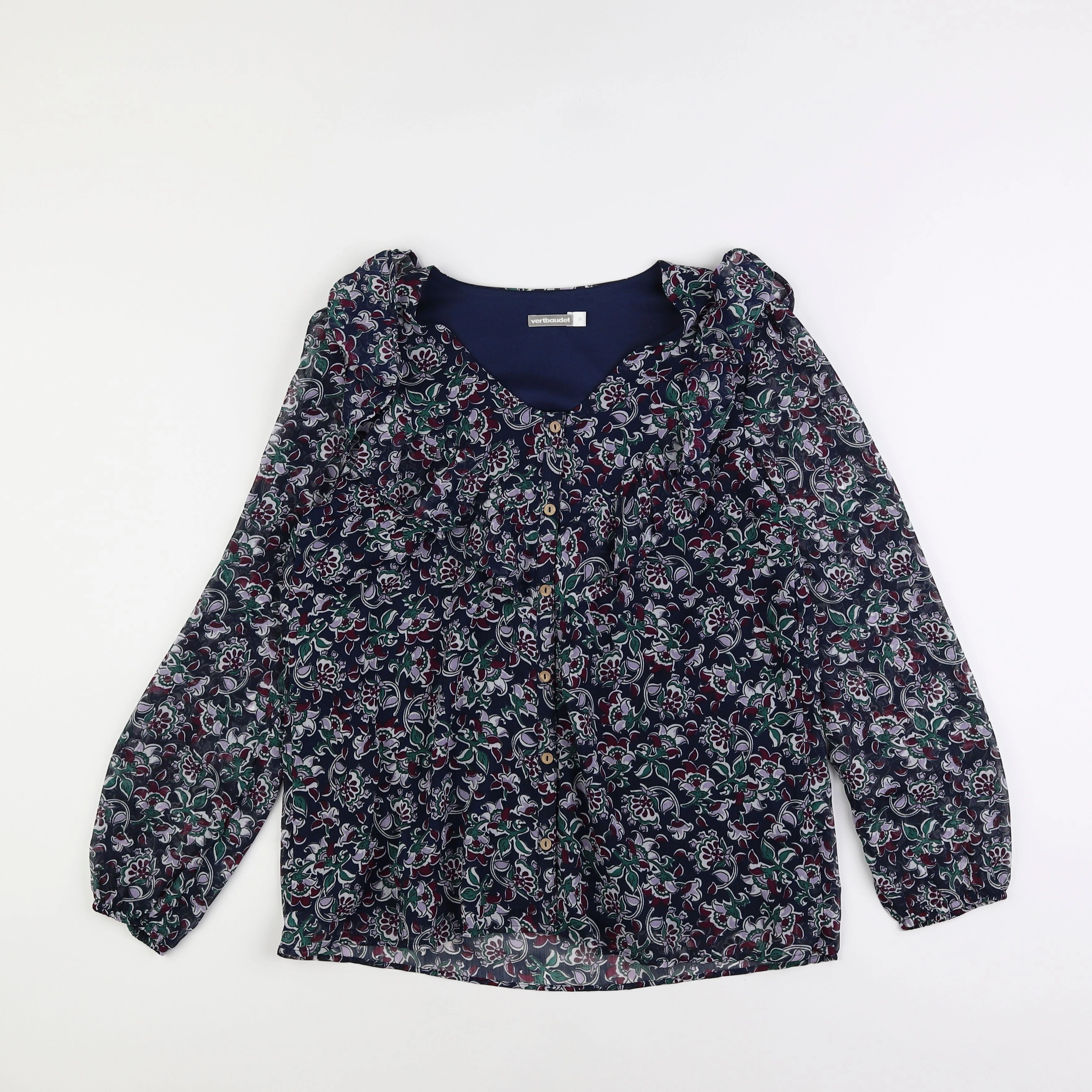 Vertbaudet - blouse grossesse bleu - 36