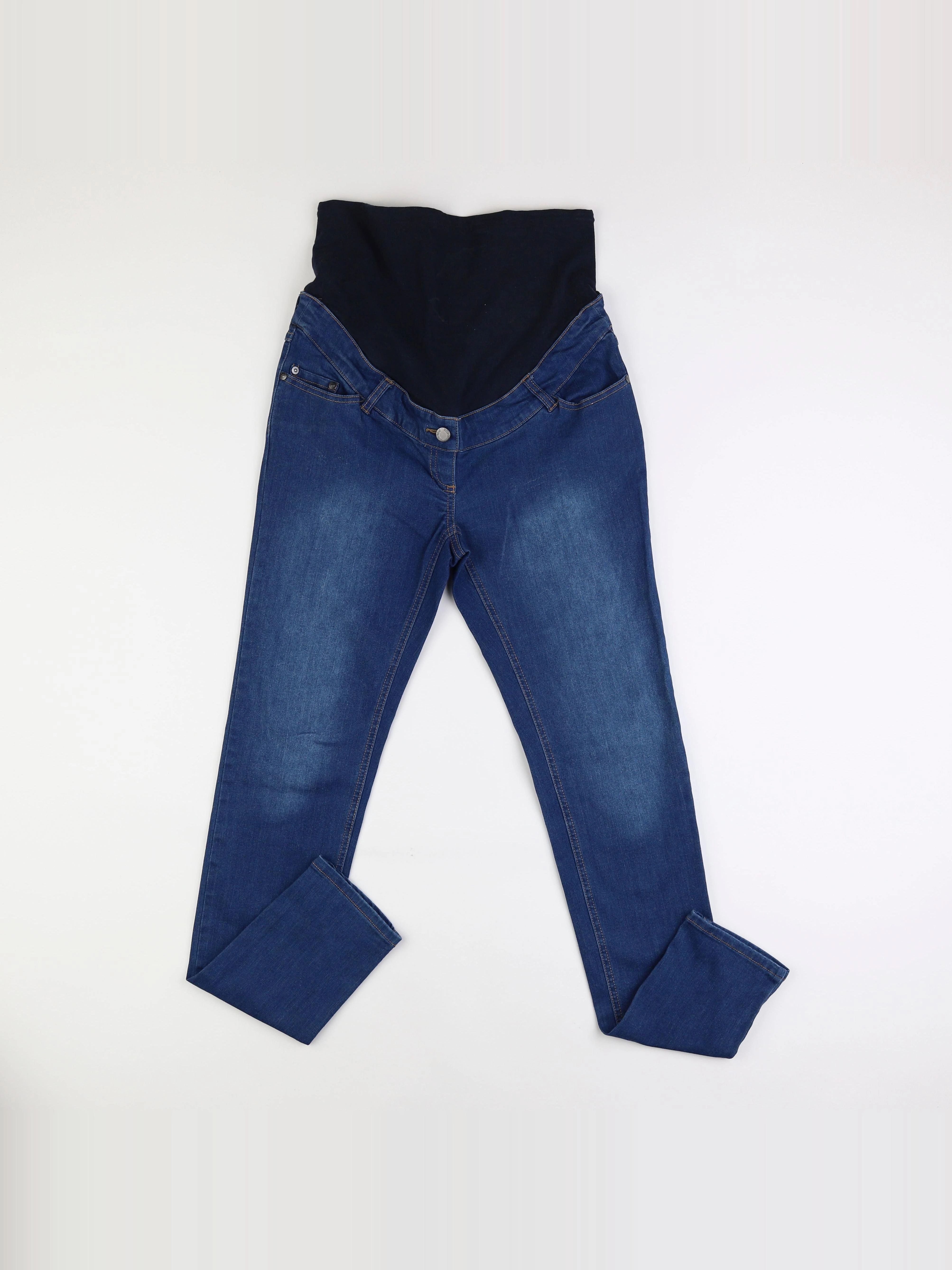 Vertbaudet - jean grossesse bleu - 38