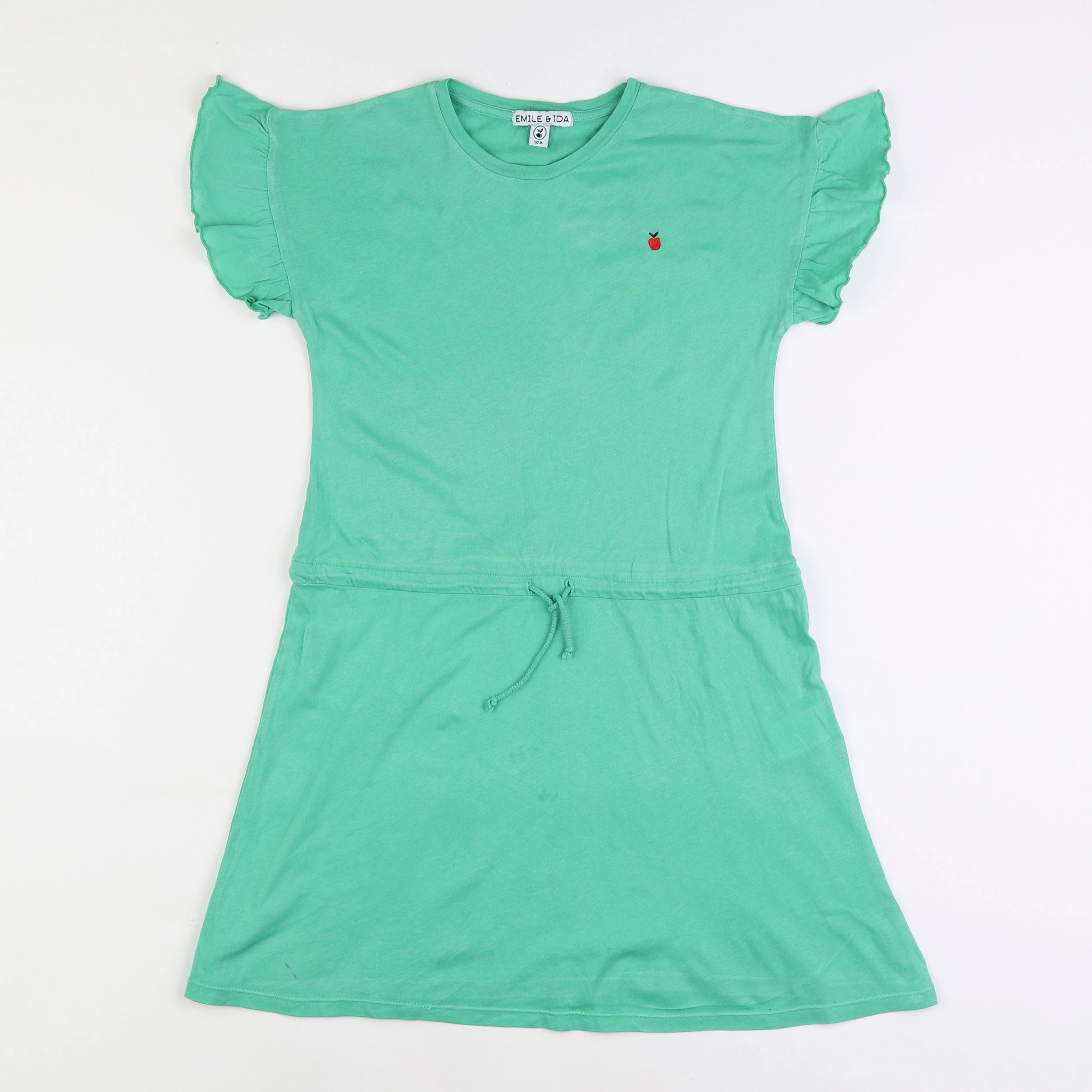 Emile et Ida - robe vert - 10 ans