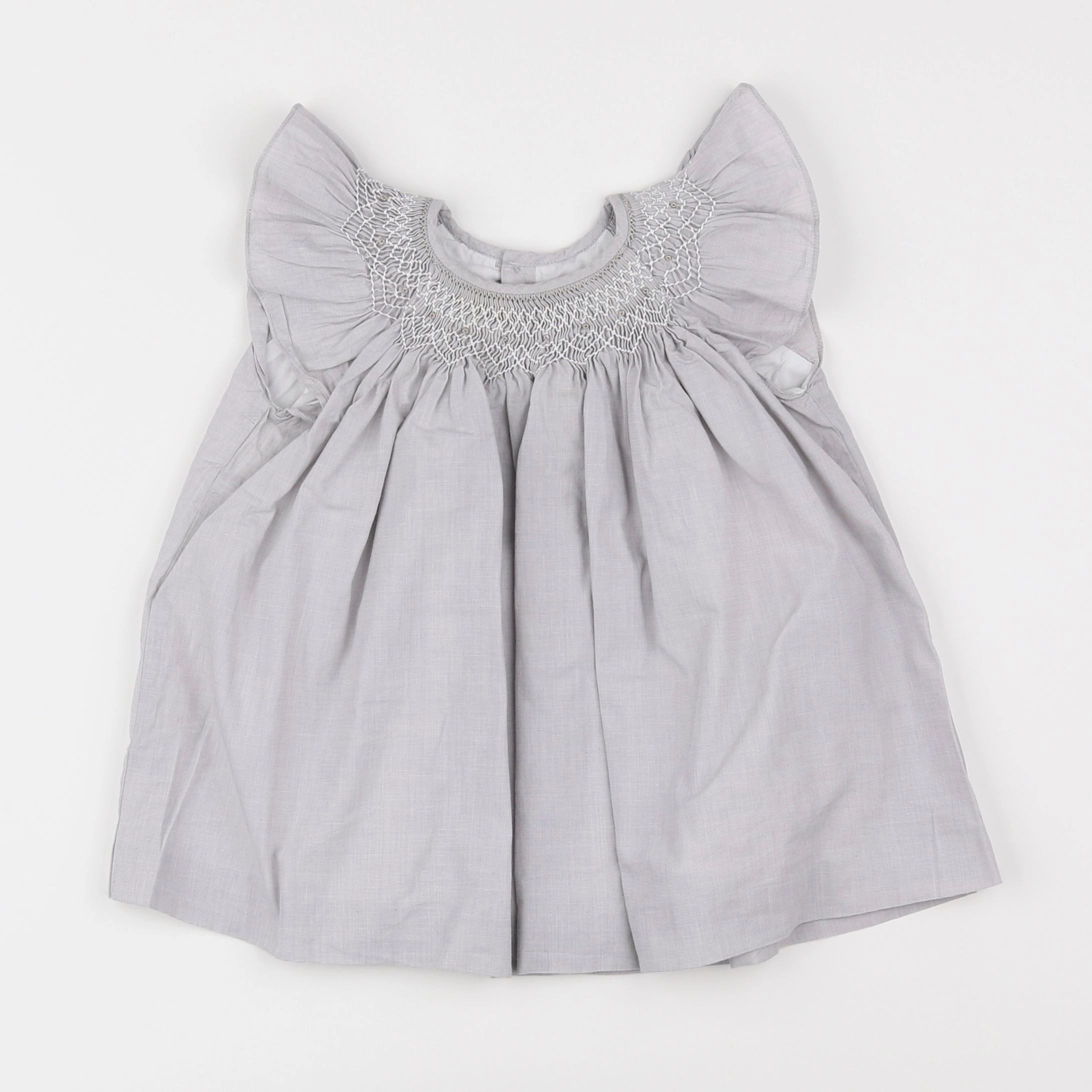 Jacadi - blouse gris - 12 mois