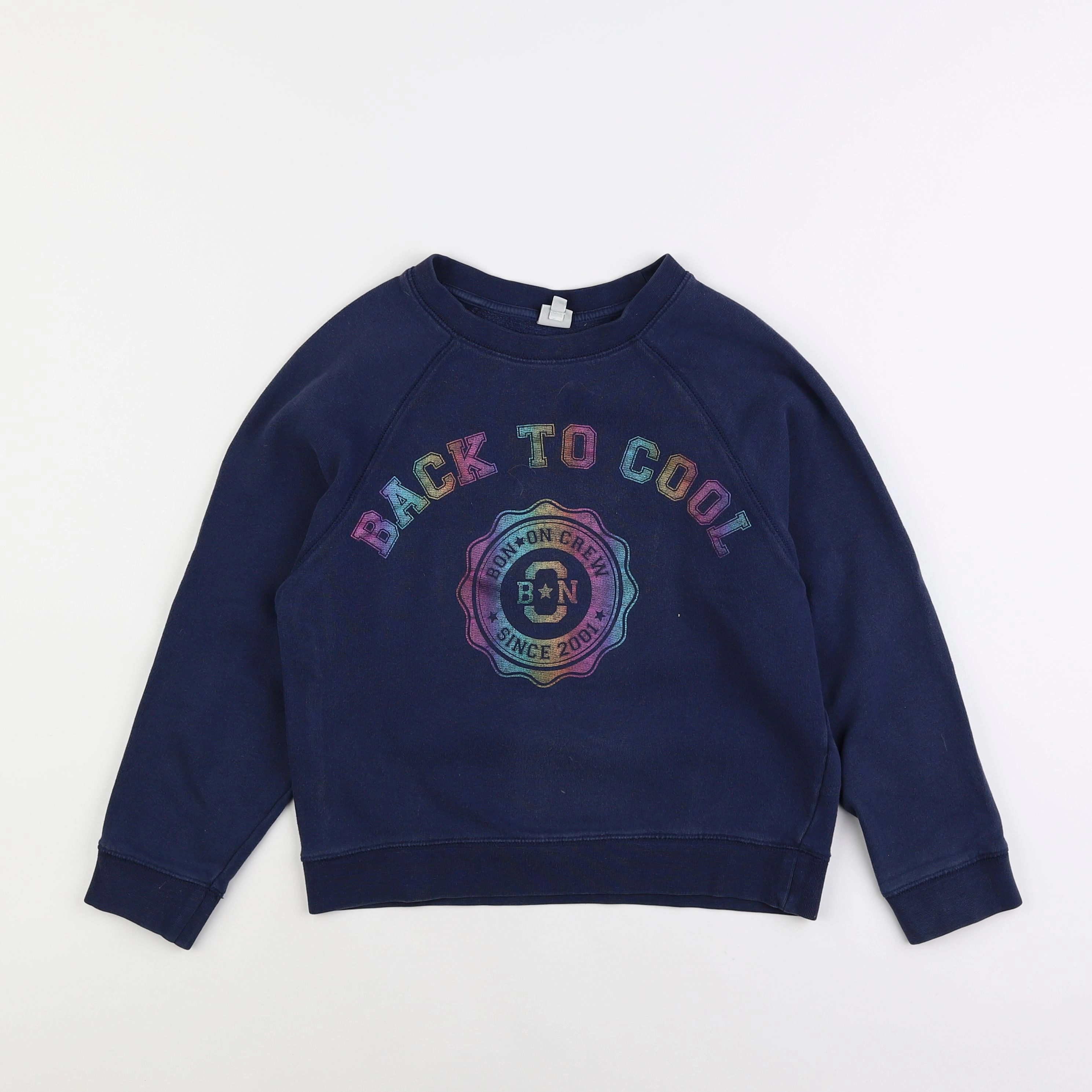 Bonton - sweat bleu - 10 ans