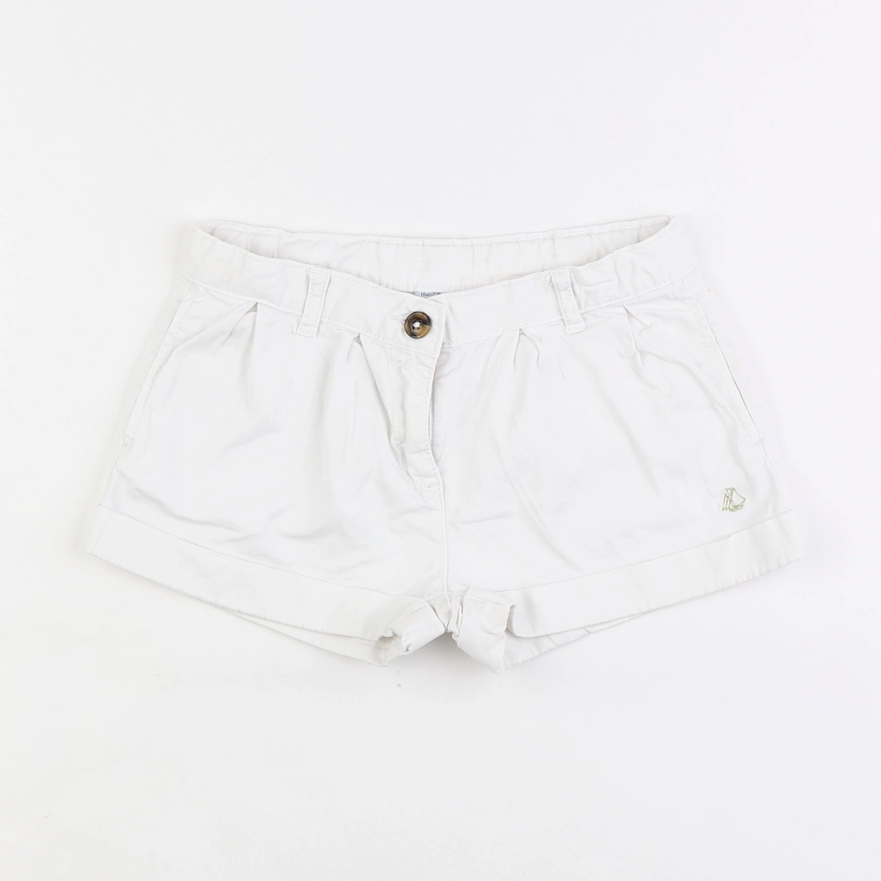 Petit Bateau - short blanc - 10 ans