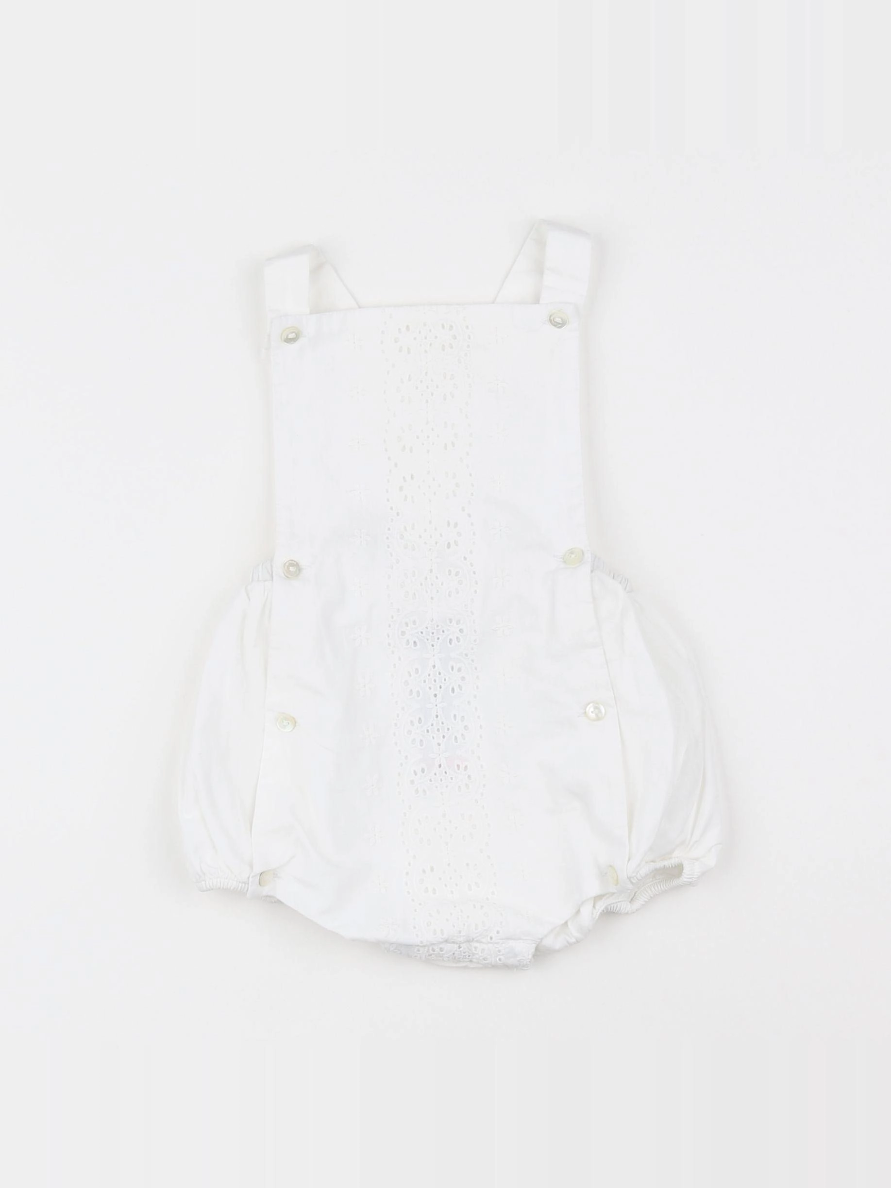Jacadi - combinaison blanc - 12 mois