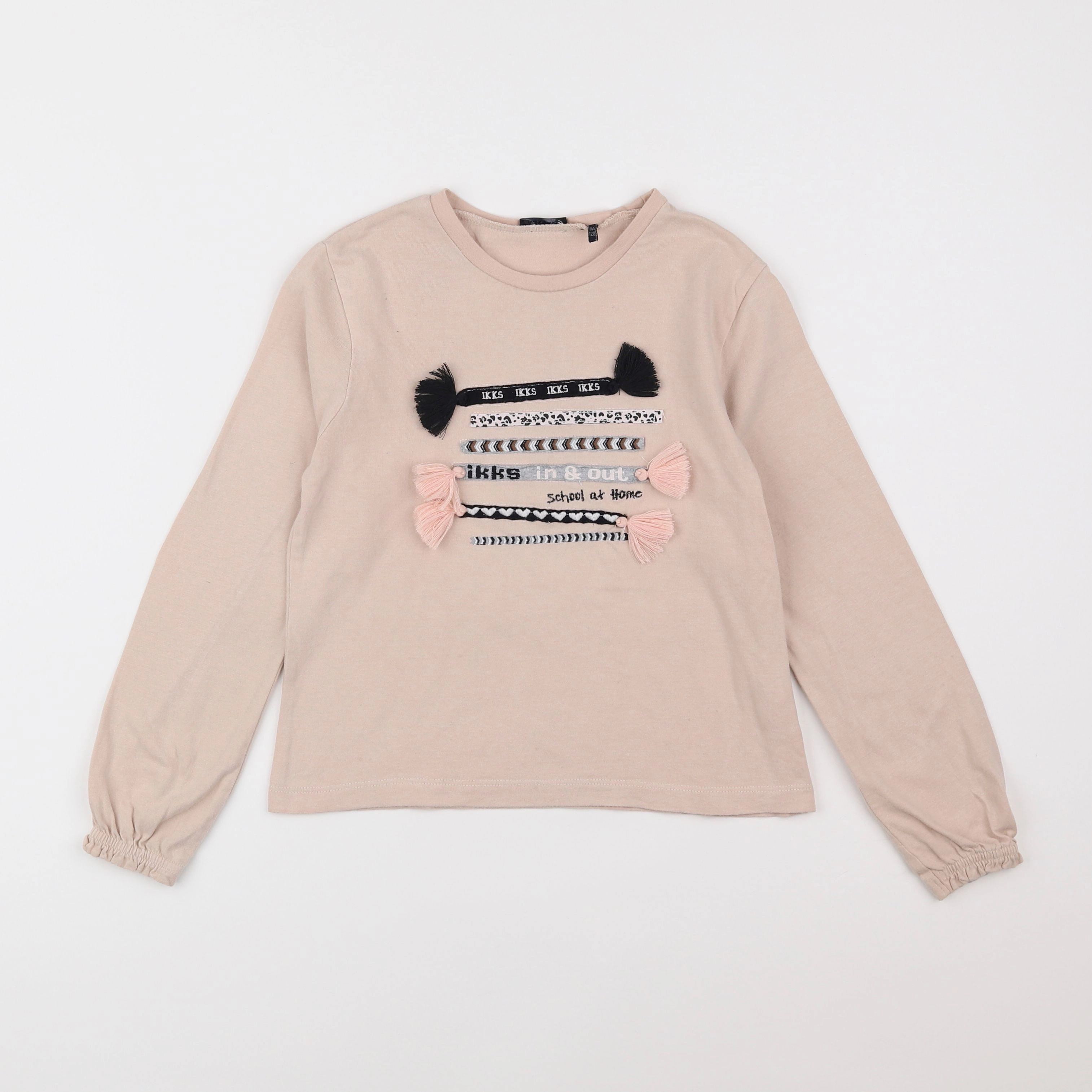 IKKS - tee-shirt rose - 8 ans