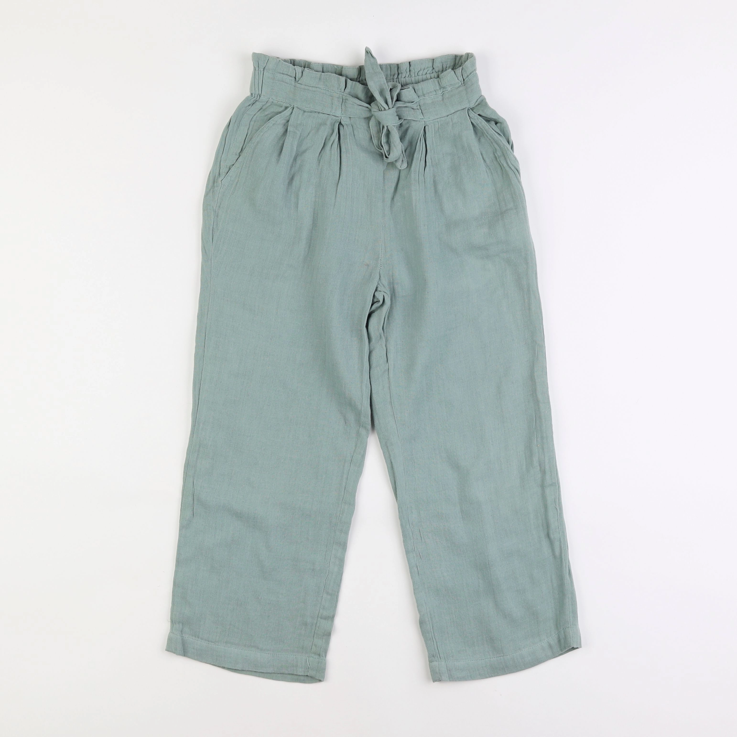 Cyrillus - pantalon vert - 8 ans