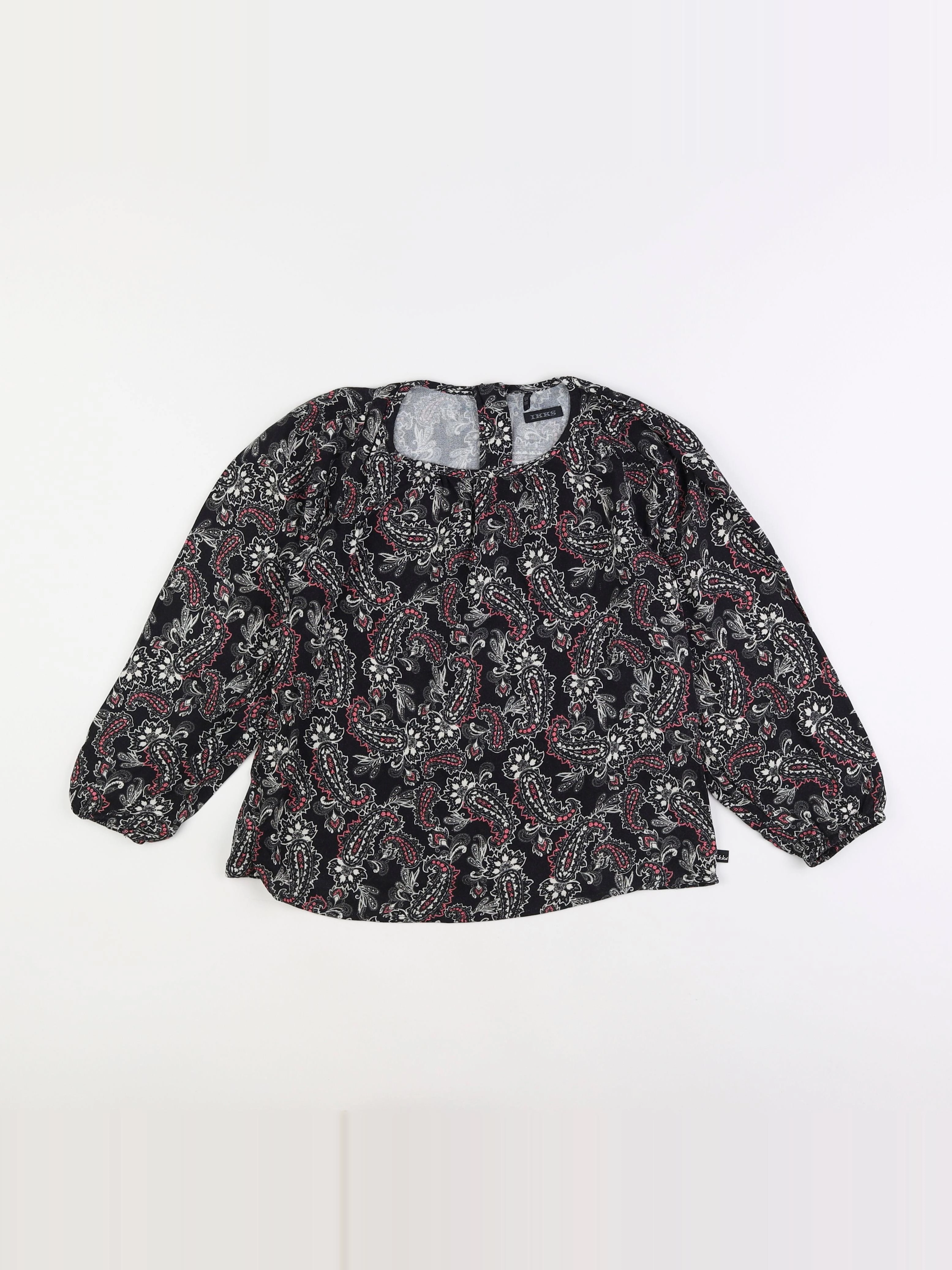 IKKS - blouse noir - 6 ans