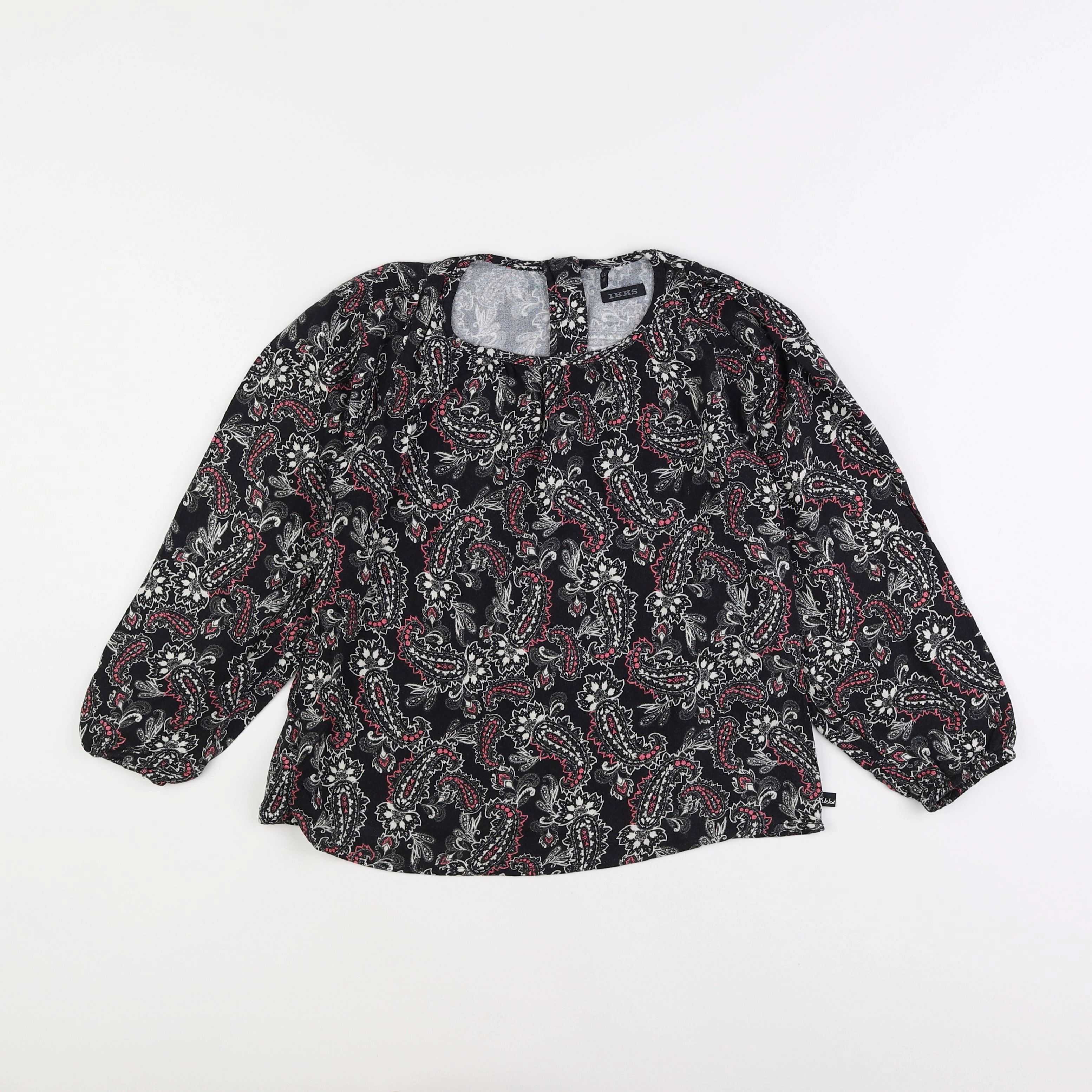 IKKS - blouse noir - 6 ans