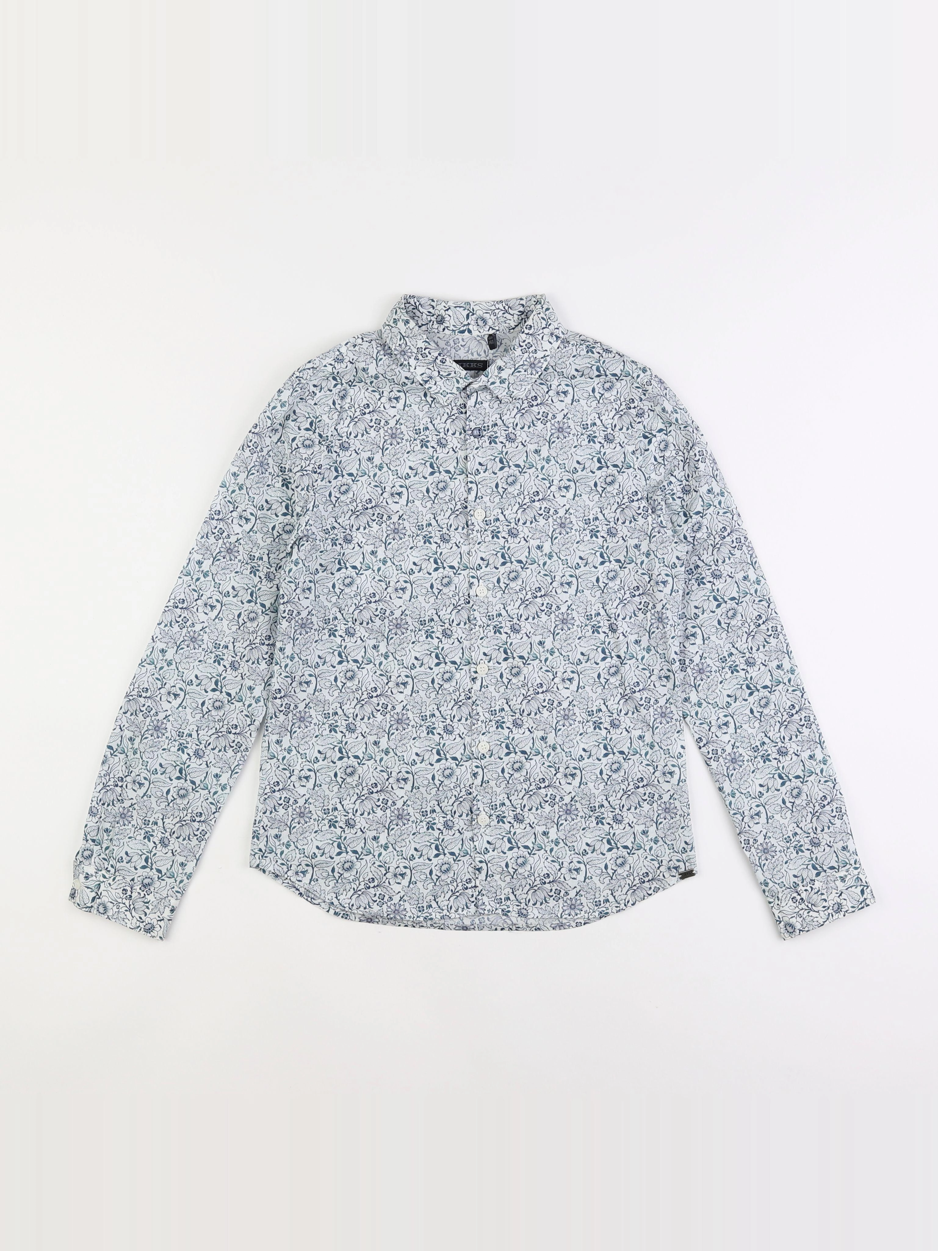 IKKS - chemise bleu - 10 ans