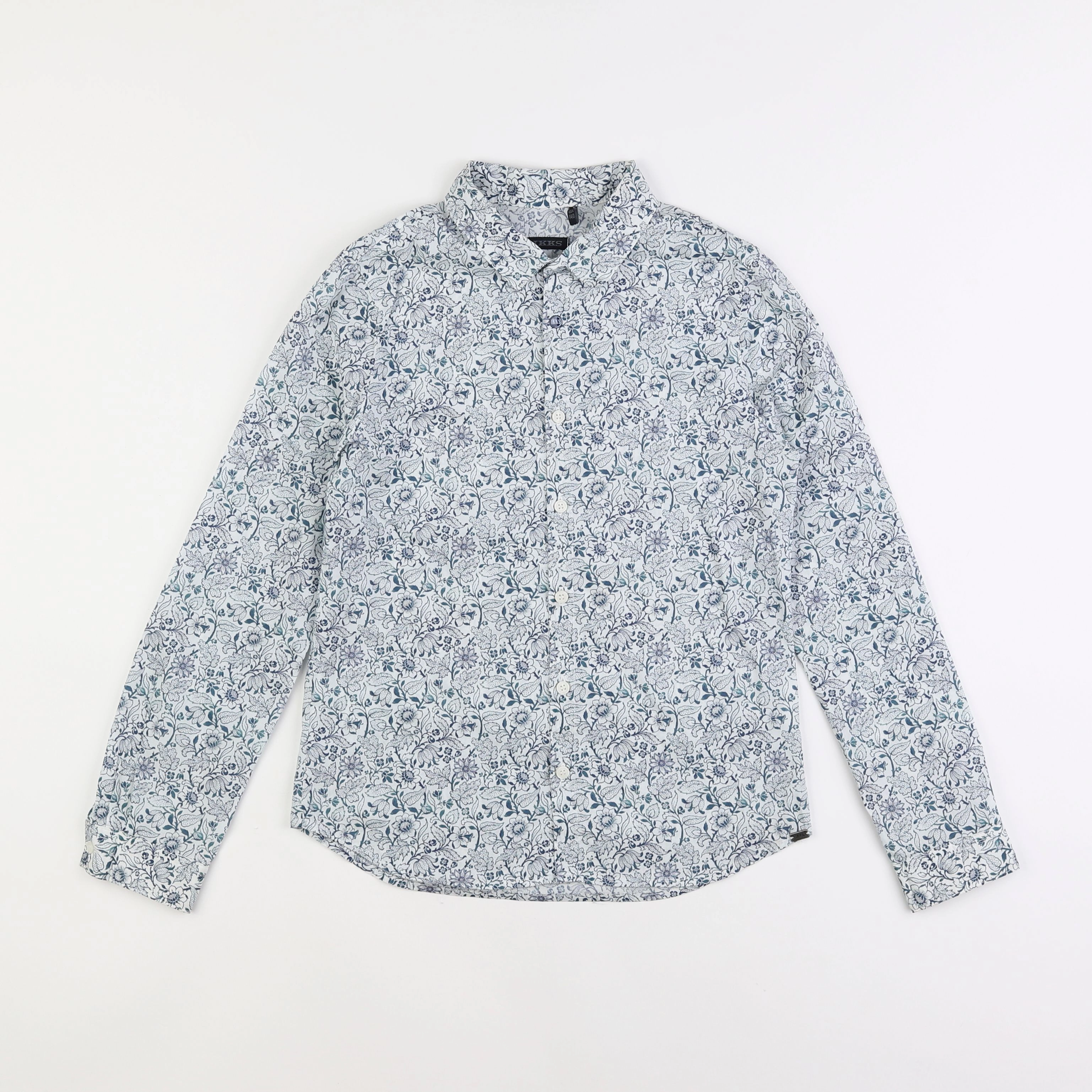 IKKS - chemise bleu - 10 ans