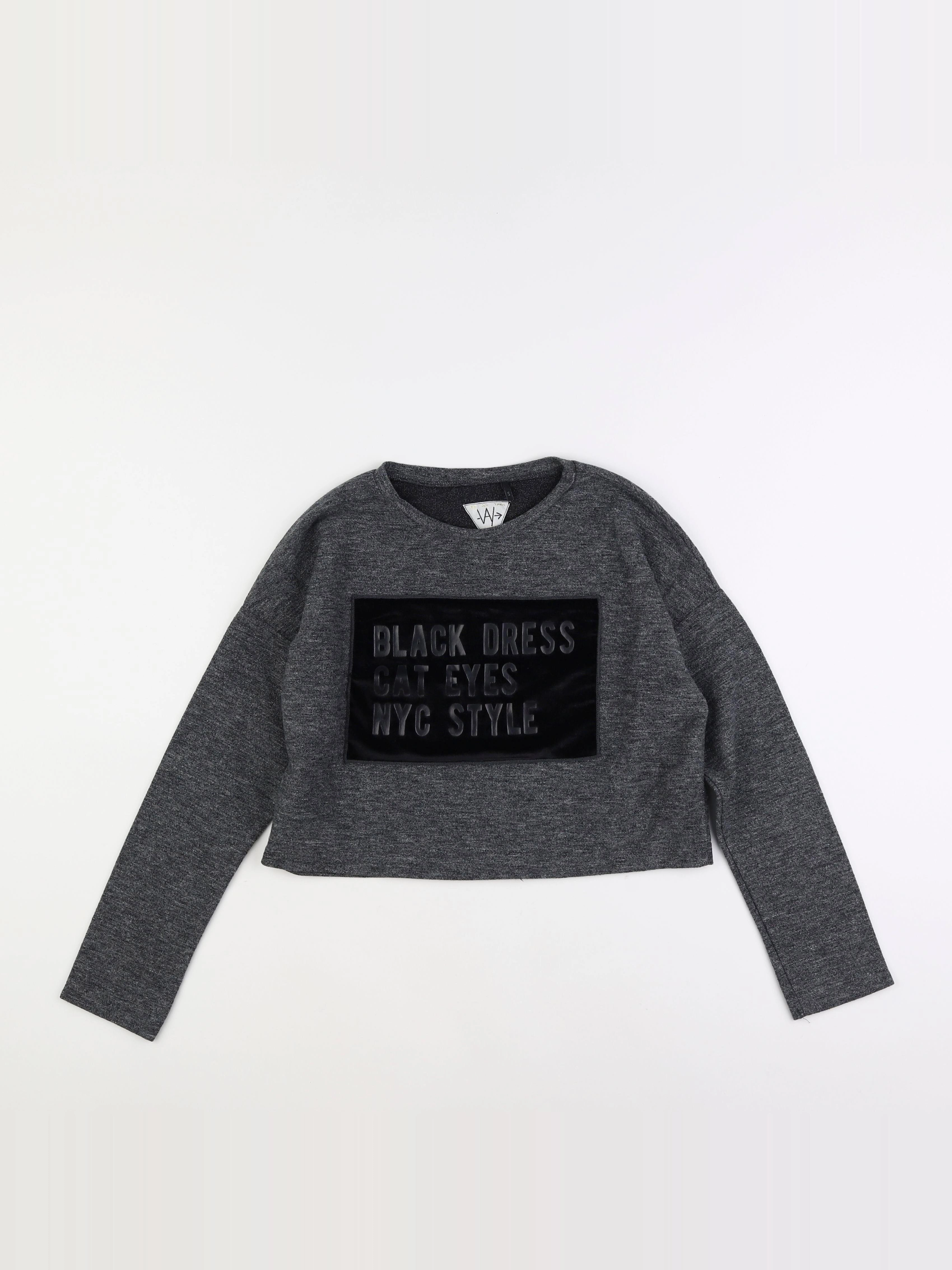 IKKS - sweat court gris - 14 ans