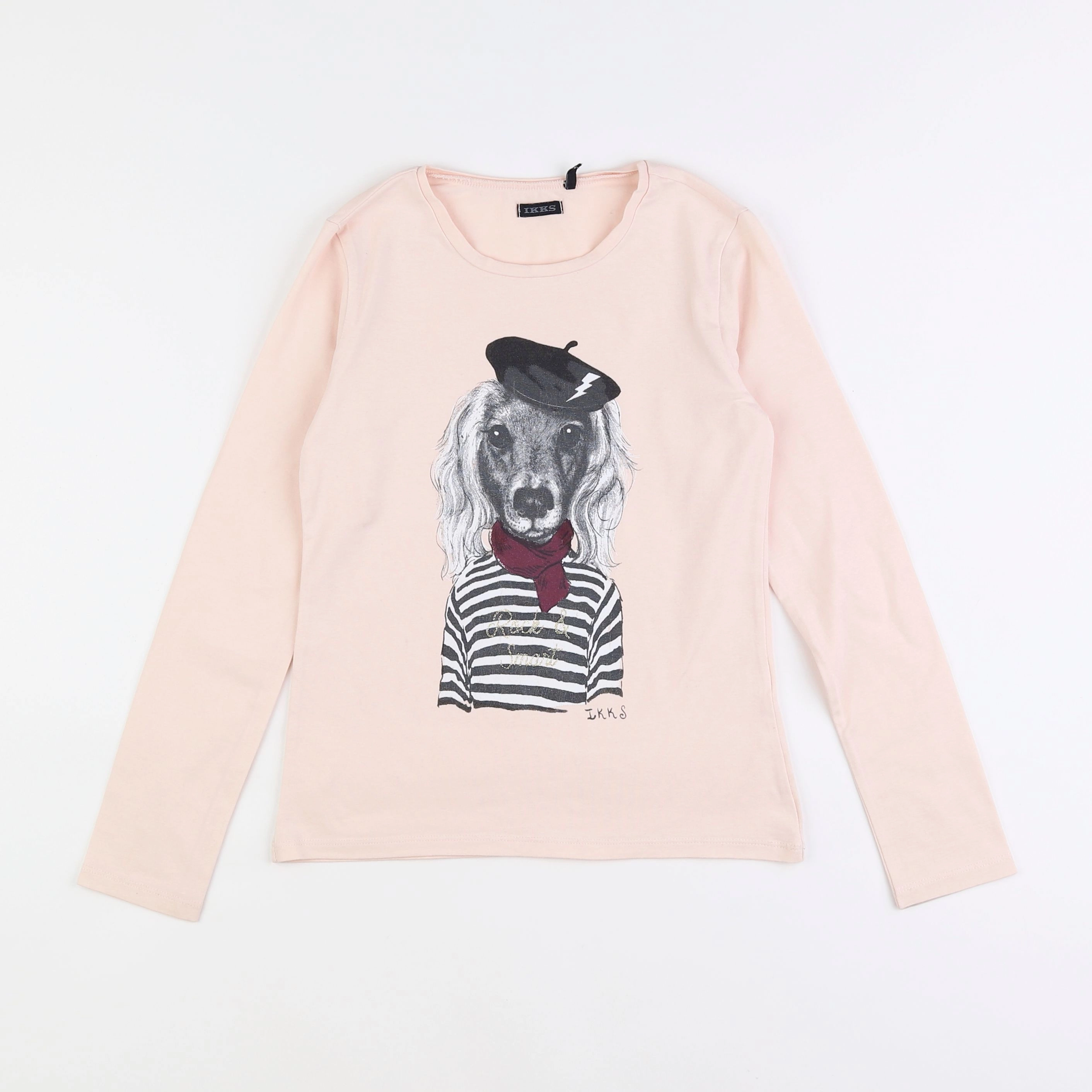 IKKS - tee-shirt rose - 10 ans