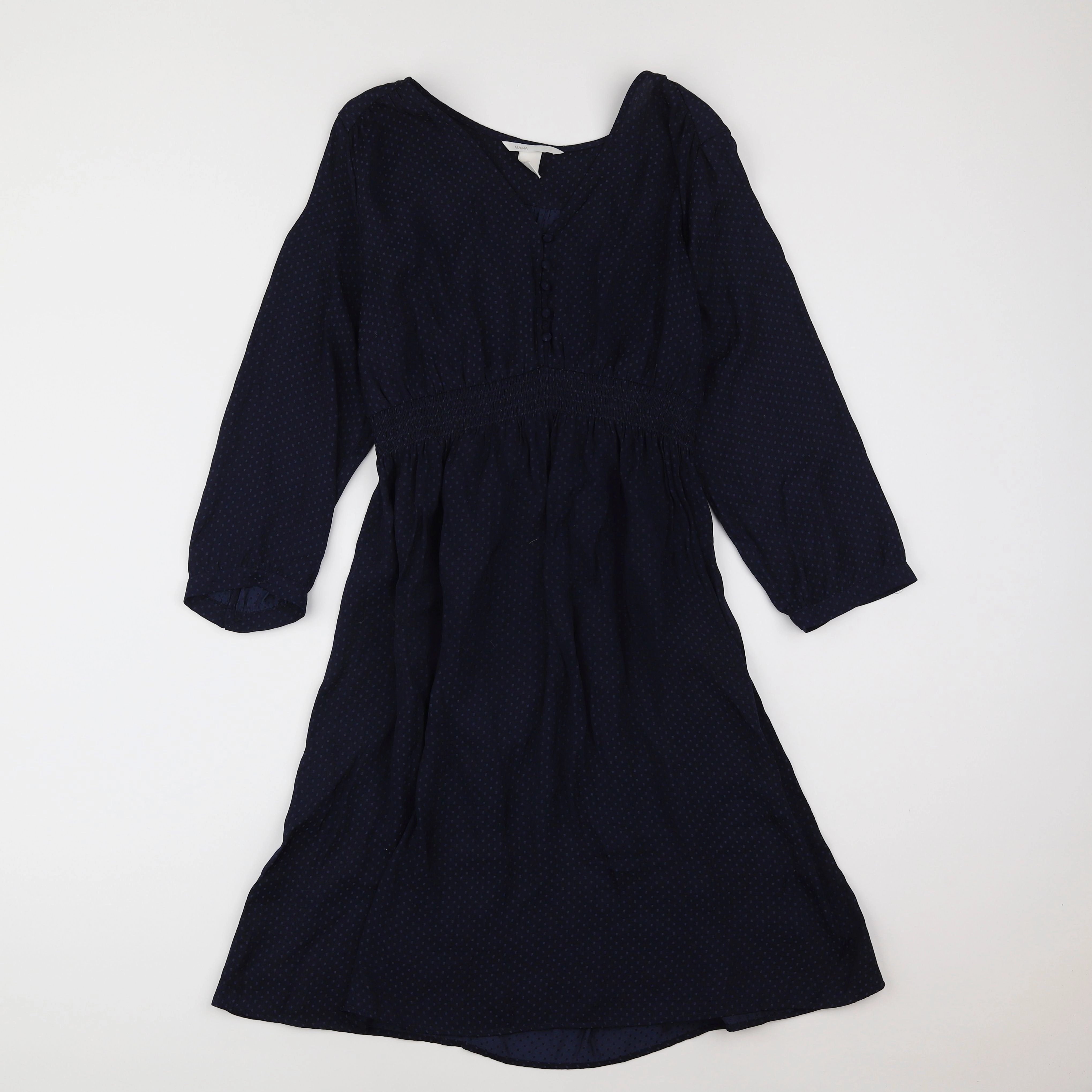 H&M - robe grossesse bleu - 38