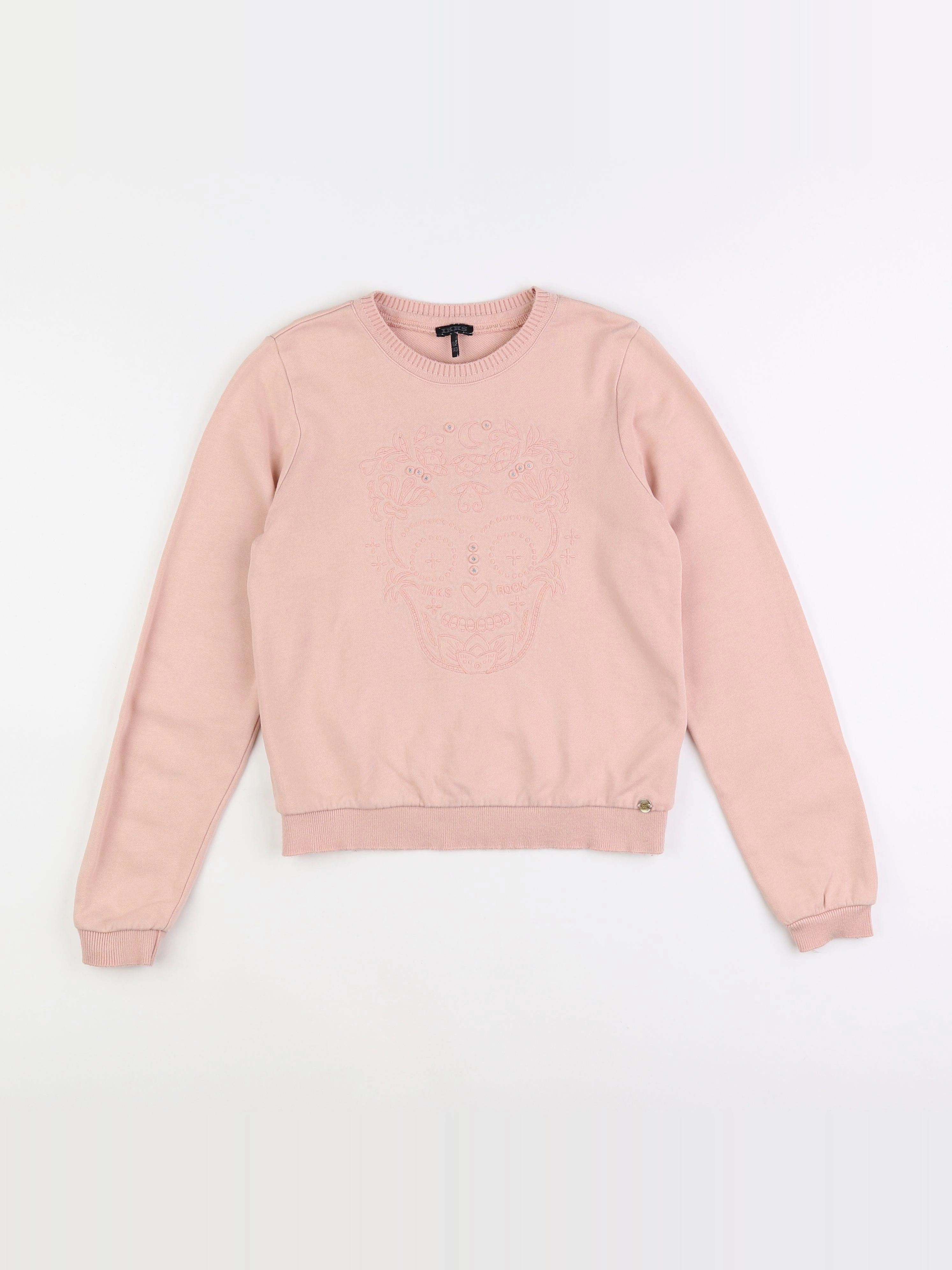 IKKS - sweat rose - 10 ans