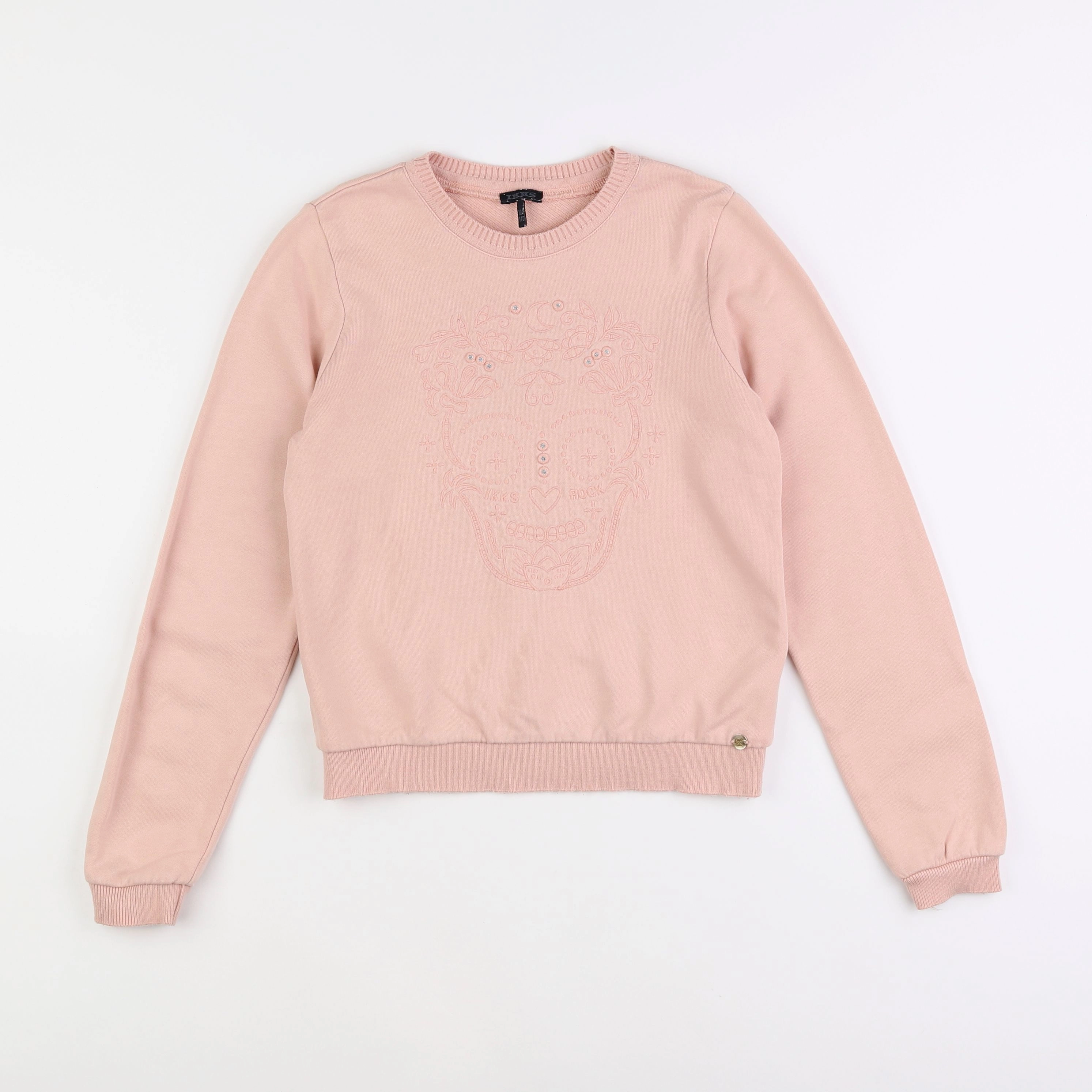 IKKS - sweat rose - 10 ans