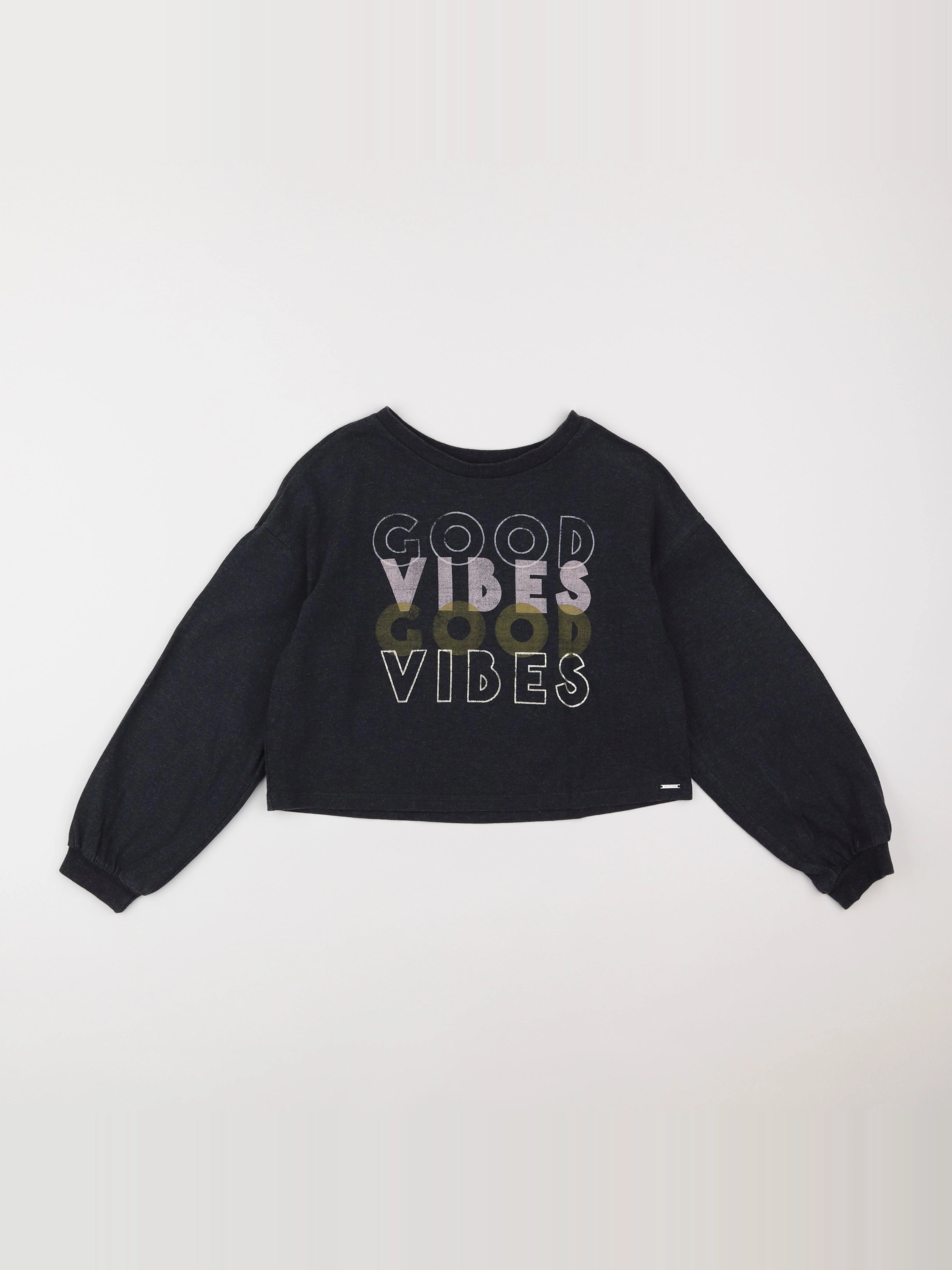 IKKS - sweat gris - 10 ans