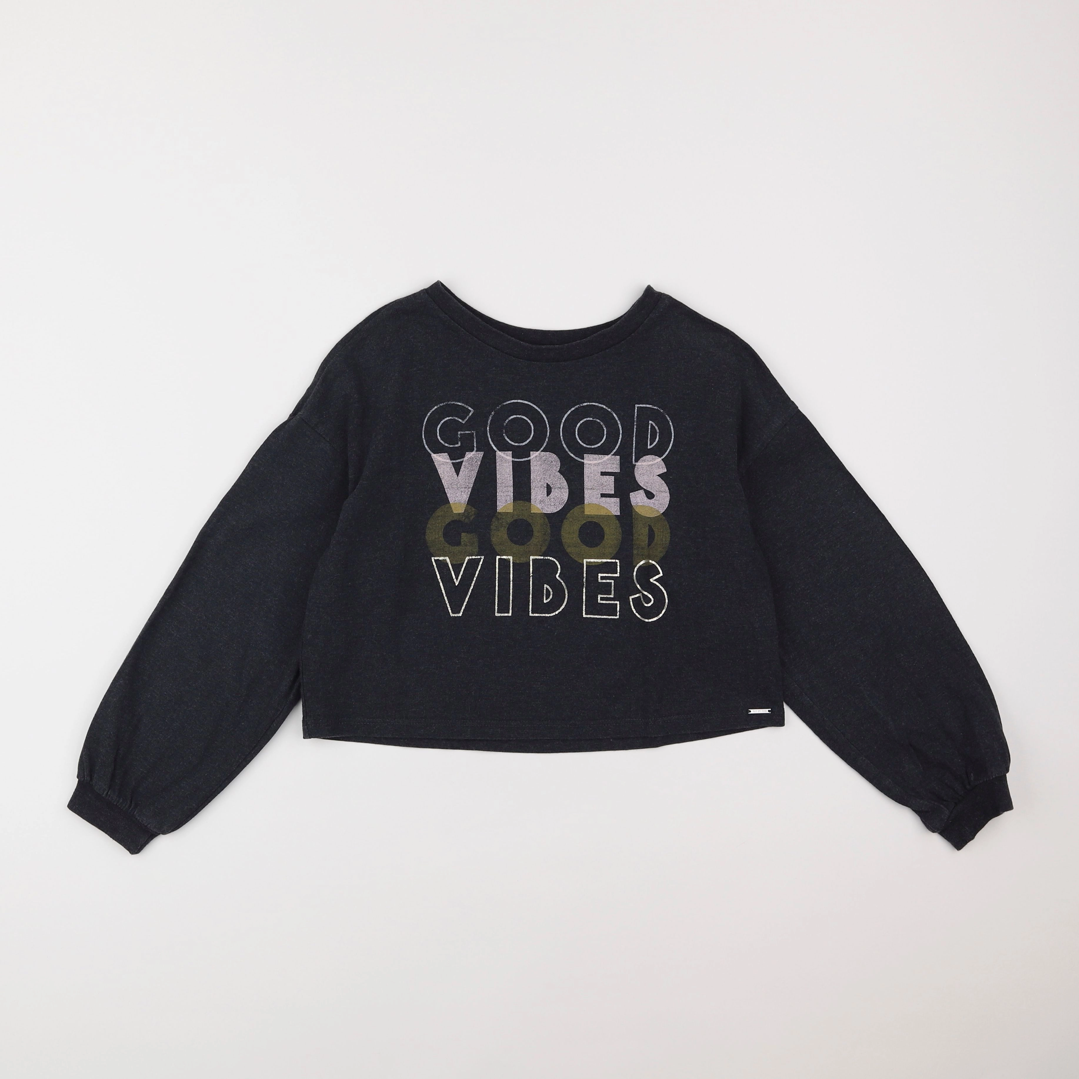 IKKS - sweat gris - 10 ans