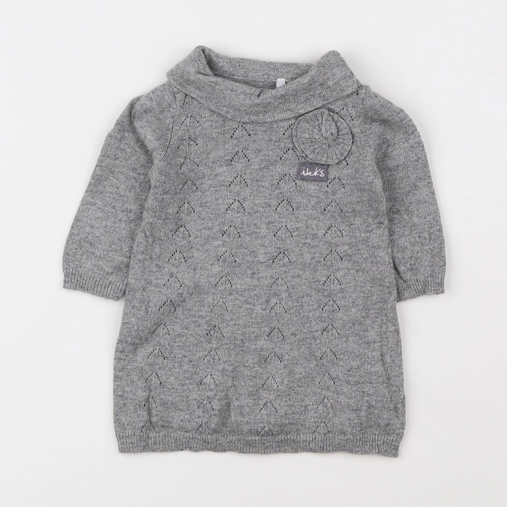 IKKS - robe gris - 3 mois