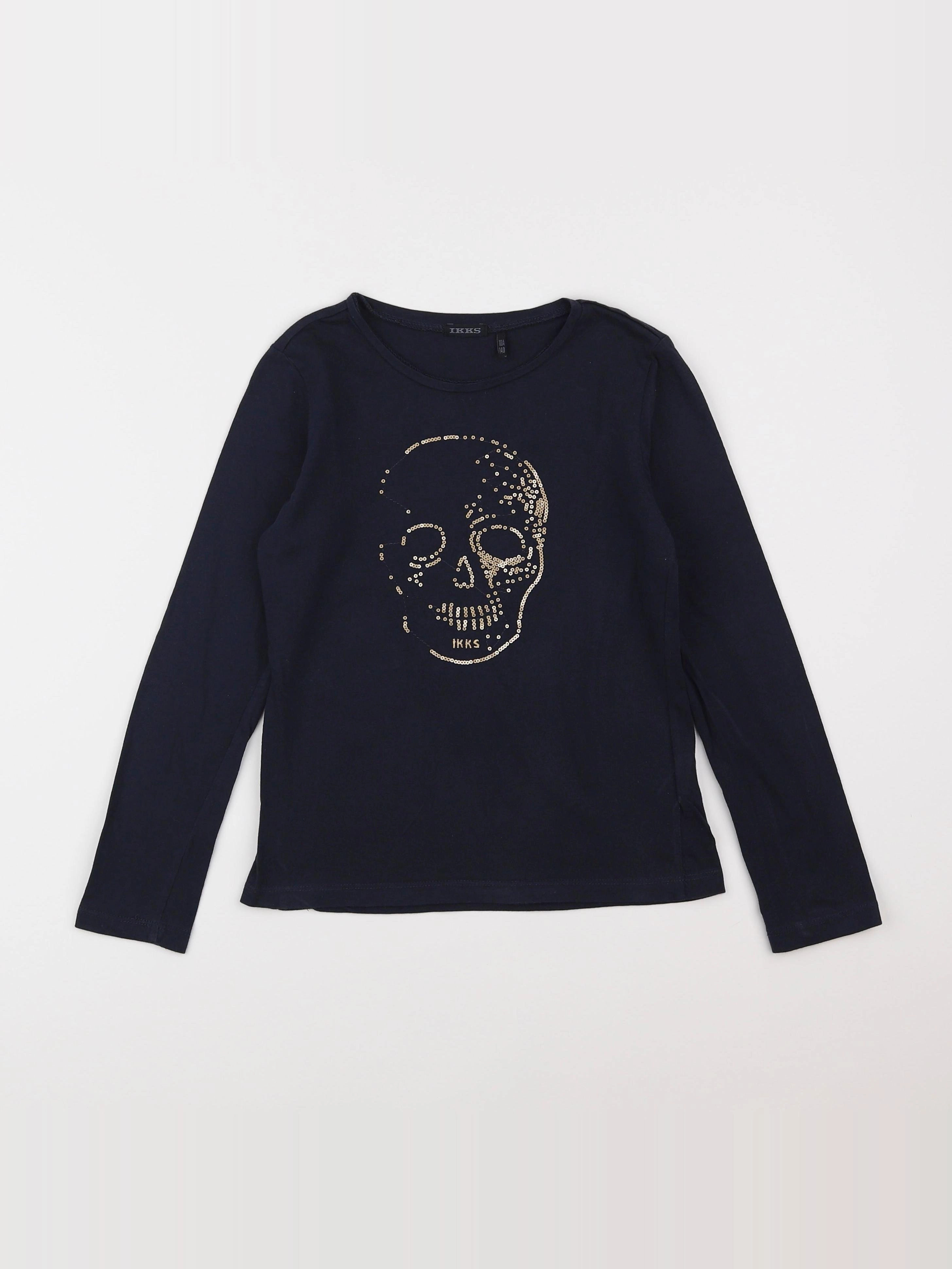 IKKS - tee-shirt bleu - 10 ans