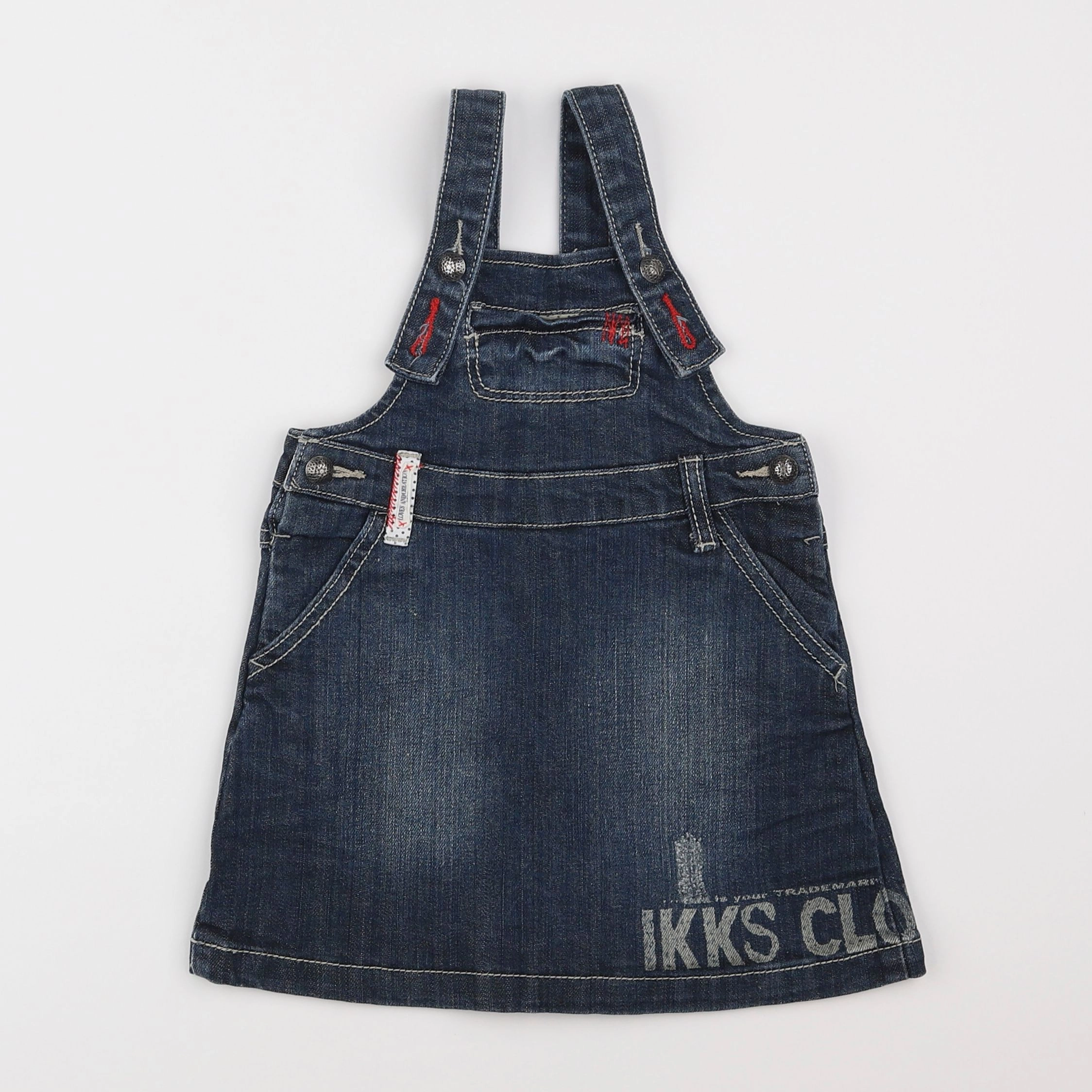 IKKS - robe bleu - 2 ans