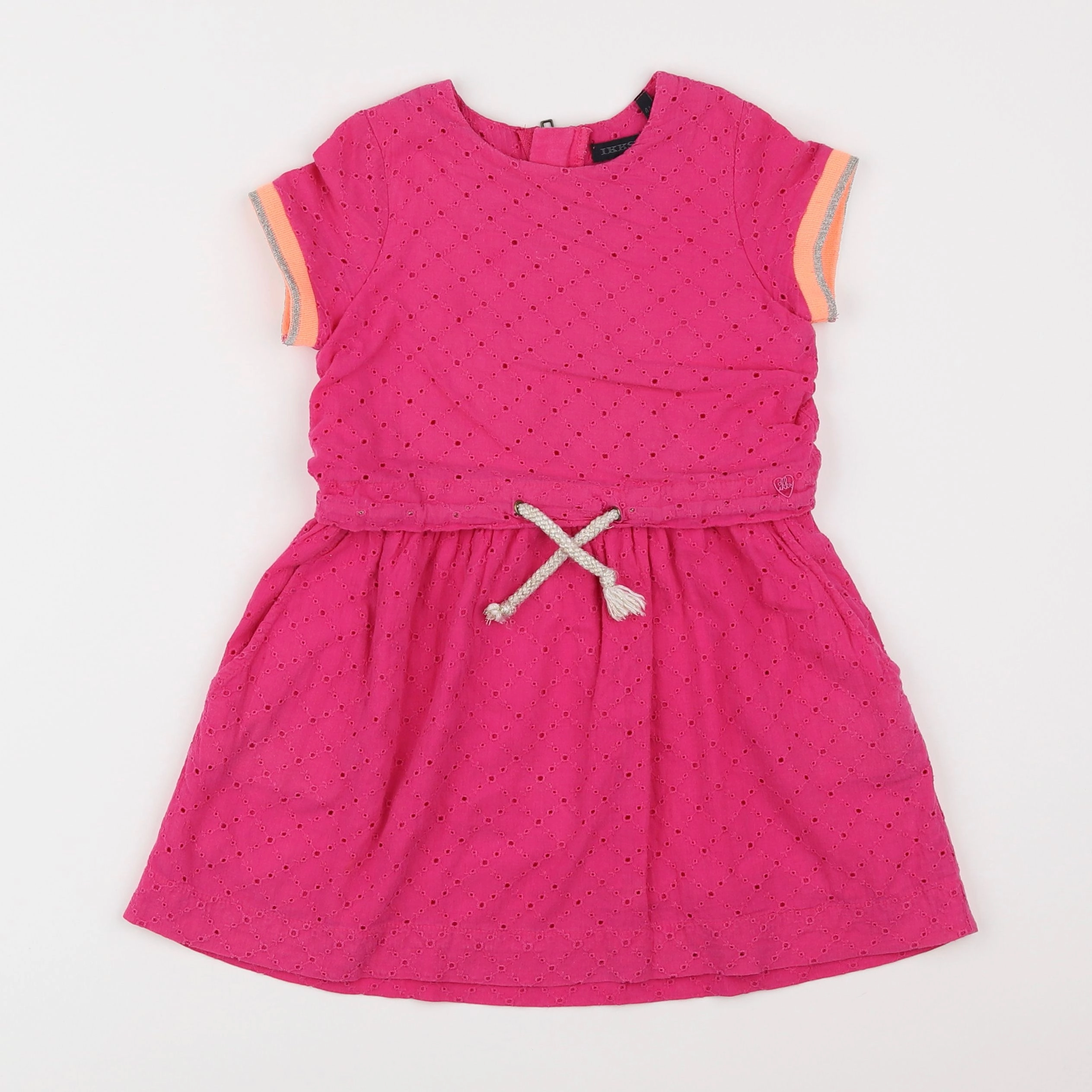 IKKS - robe rose - 4 ans