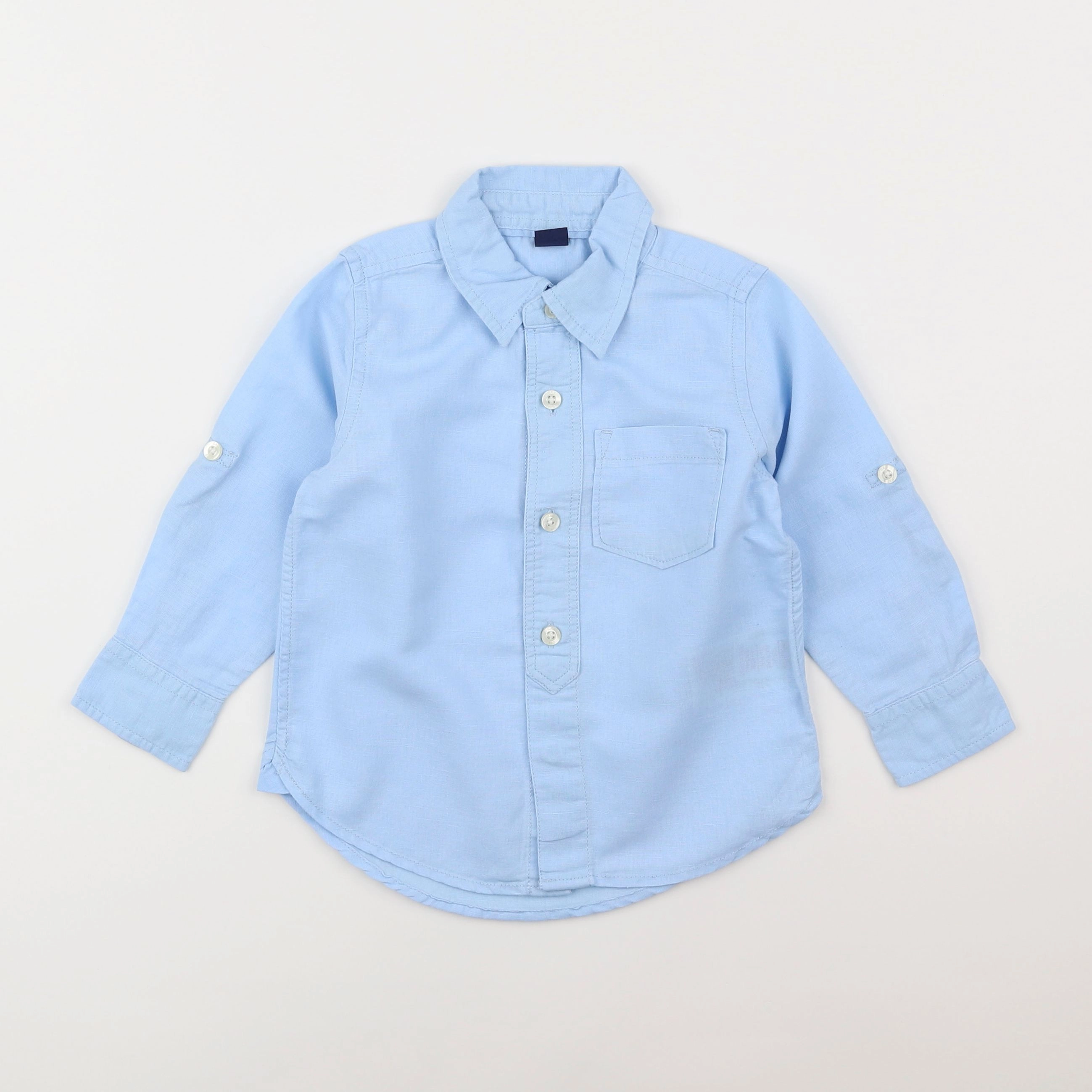 GAP - chemise bleu - 2 ans