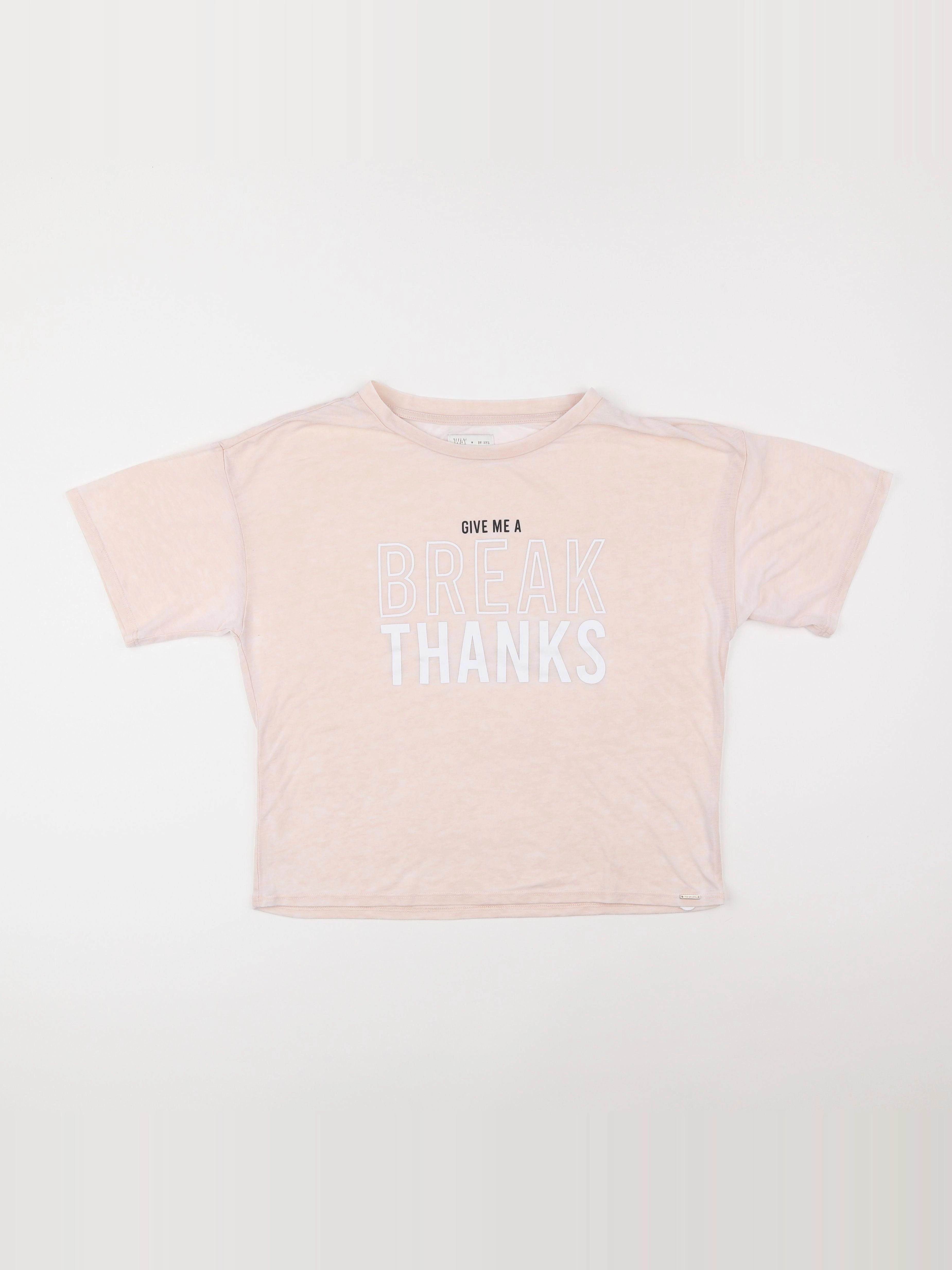 IKKS - tee-shirt rose - 12 ans
