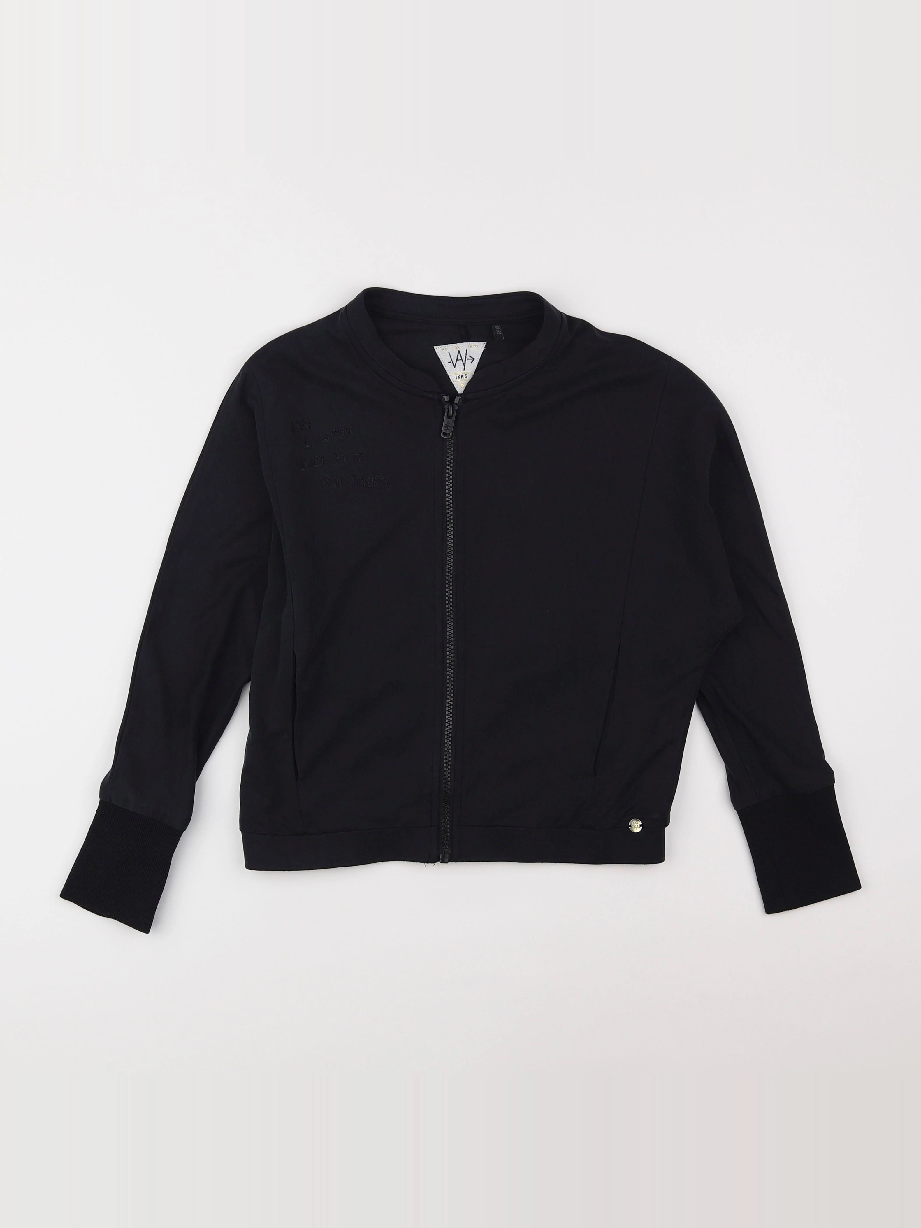 IKKS - veste noir - 10 ans