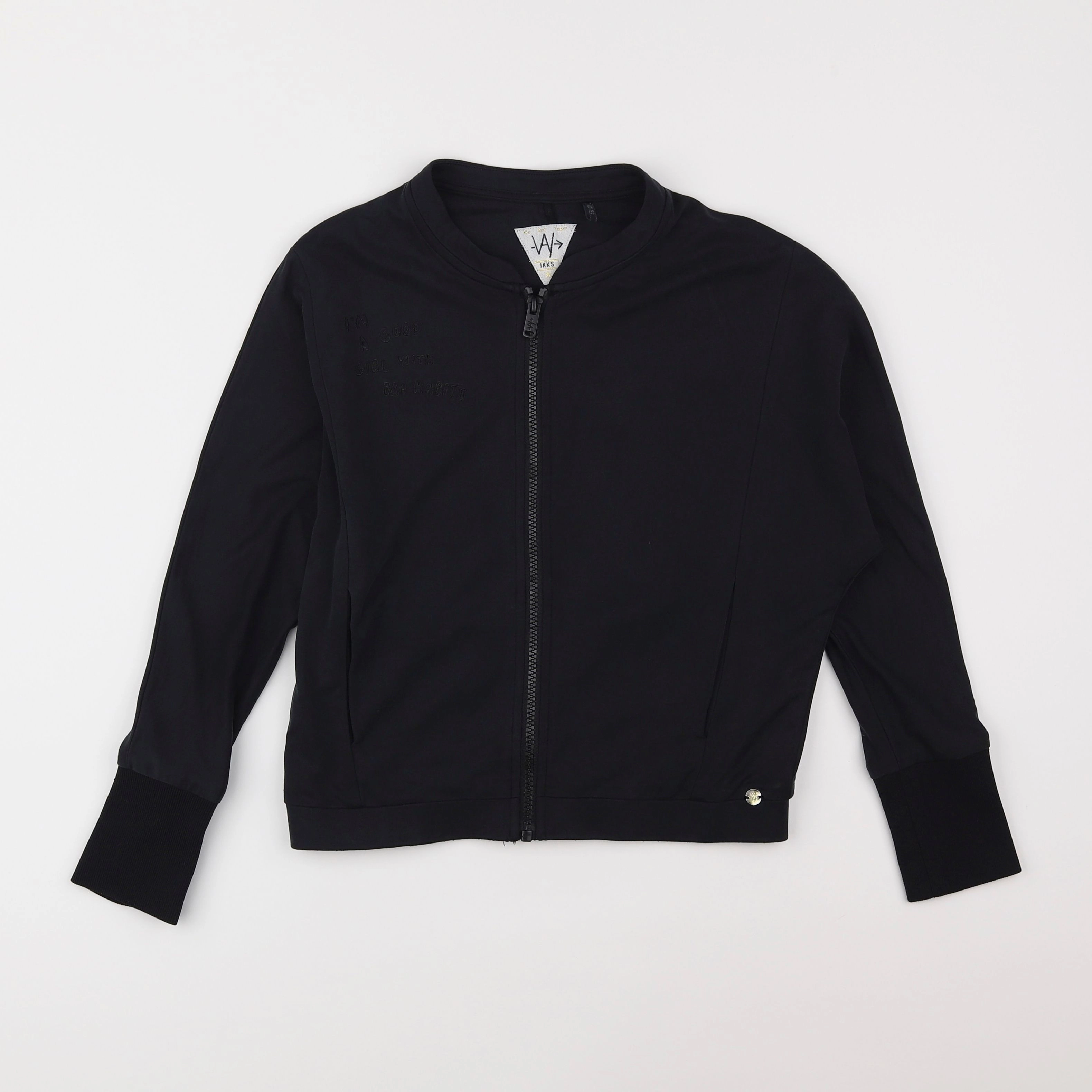 IKKS - veste noir - 10 ans