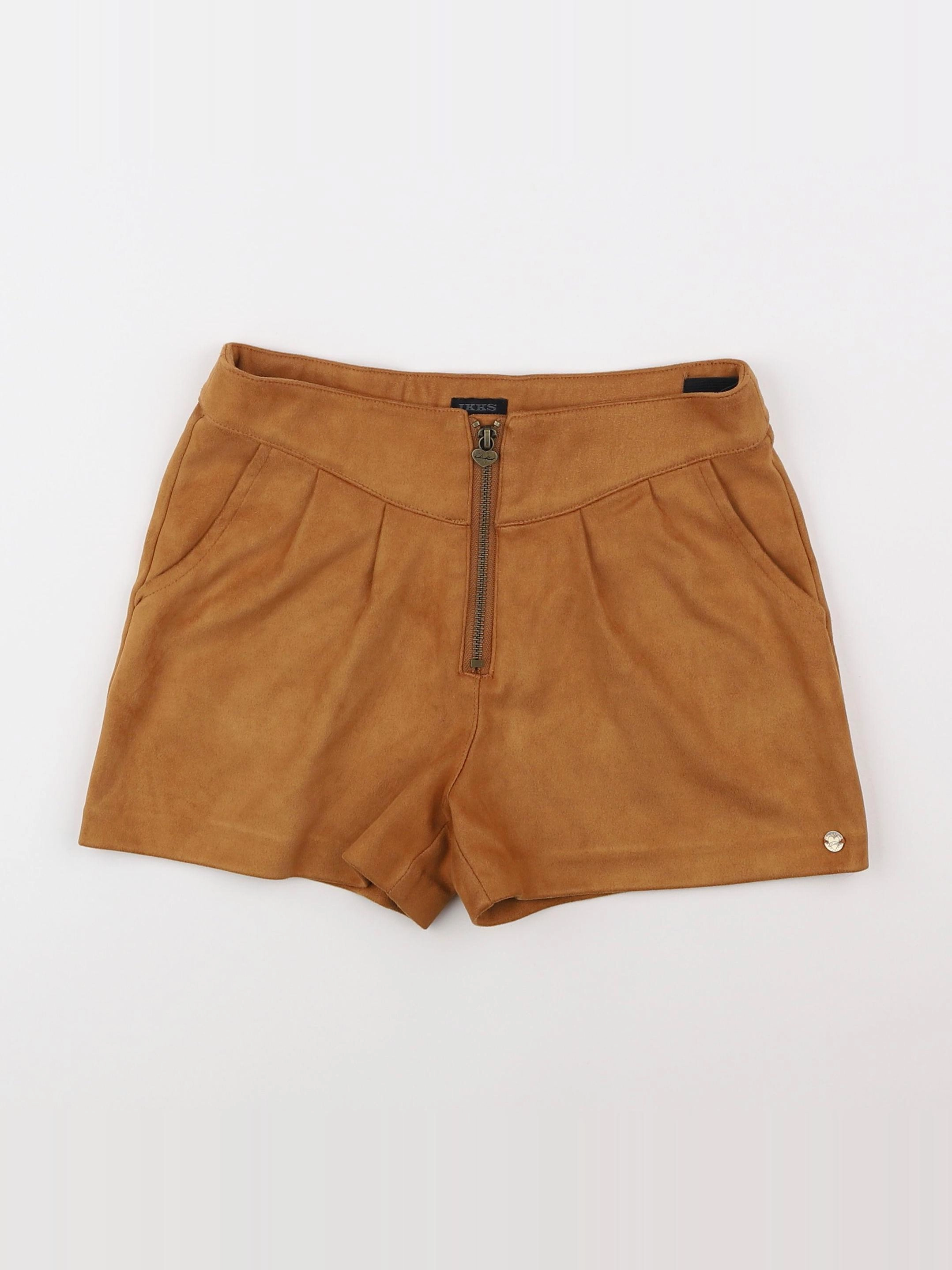 IKKS - short marron - 10 ans