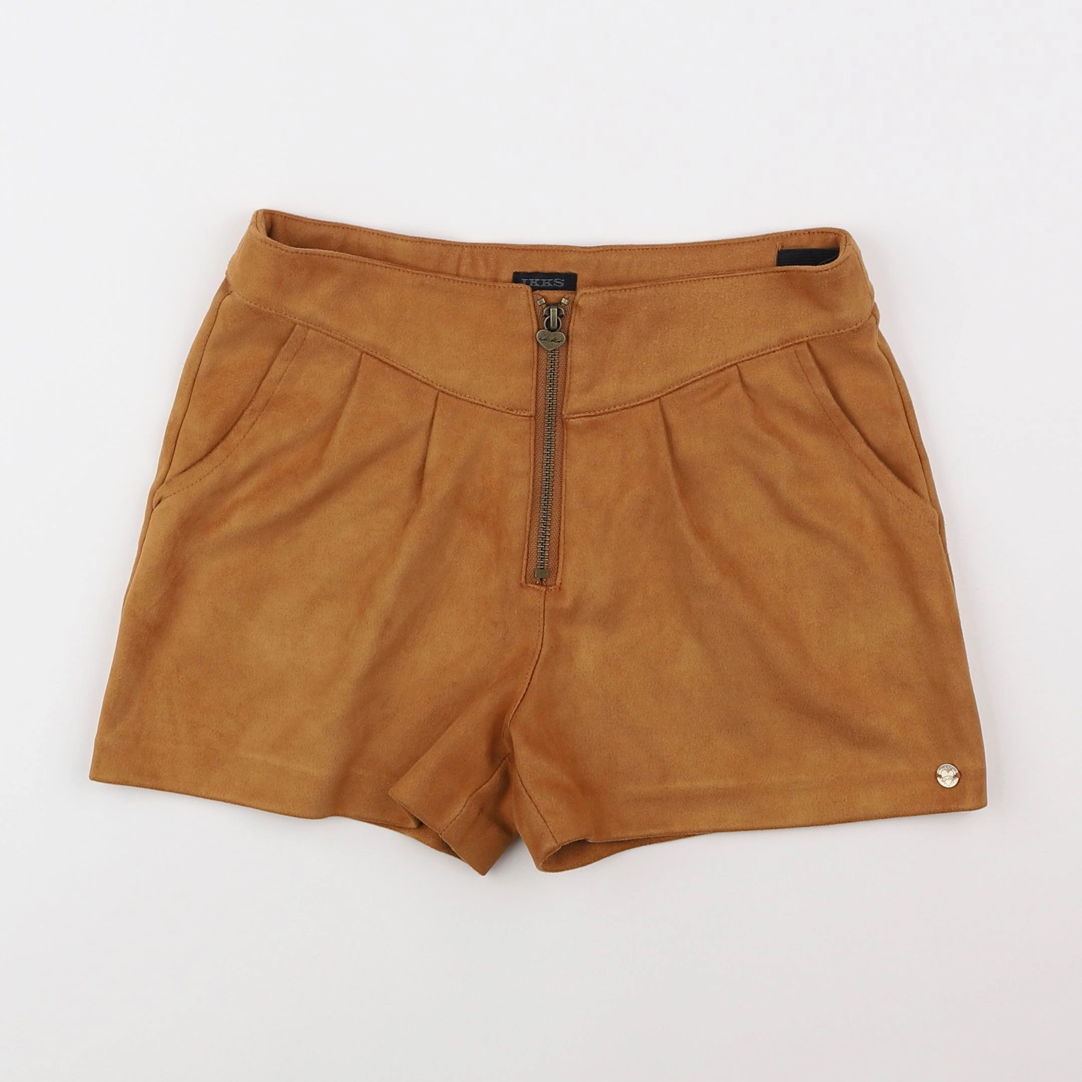 IKKS - short marron - 10 ans
