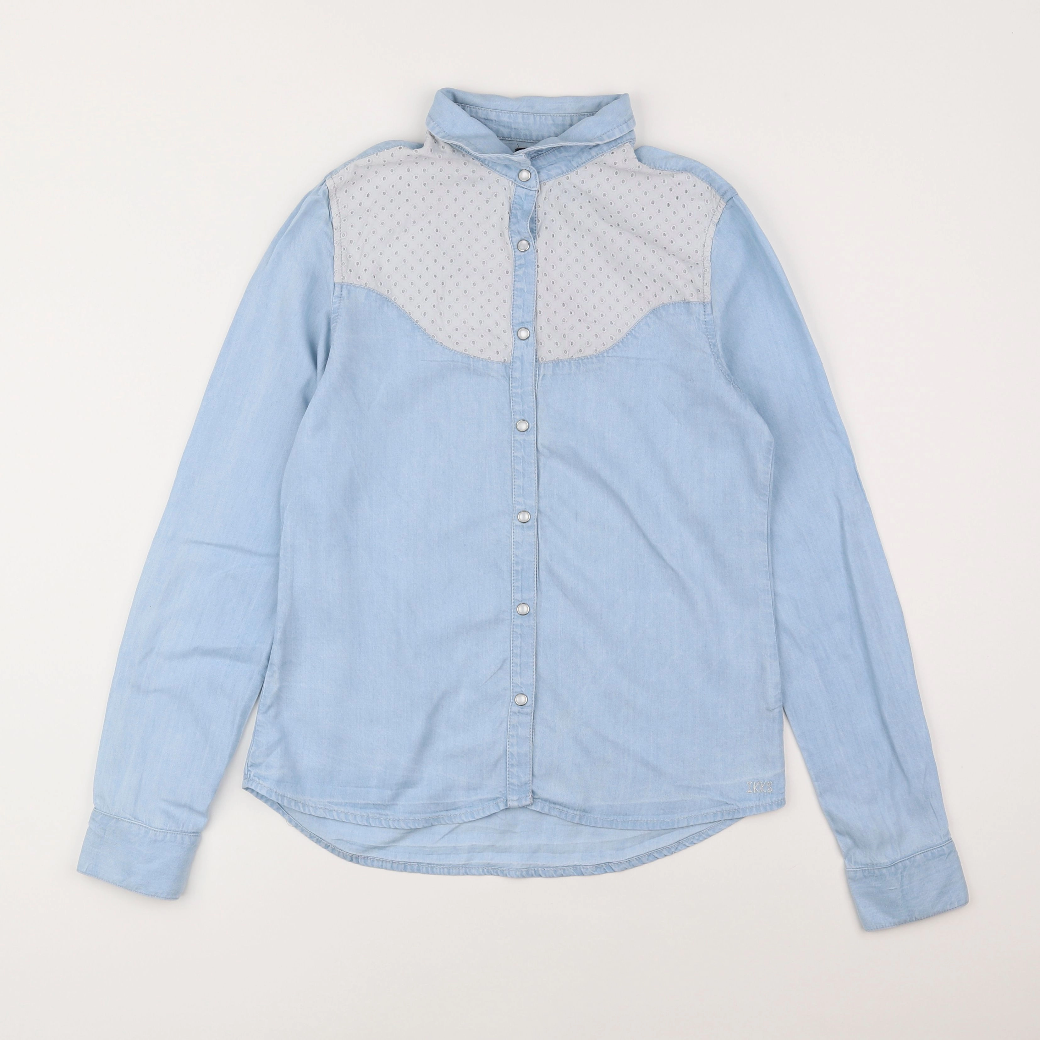 IKKS - chemise bleu - 12 ans