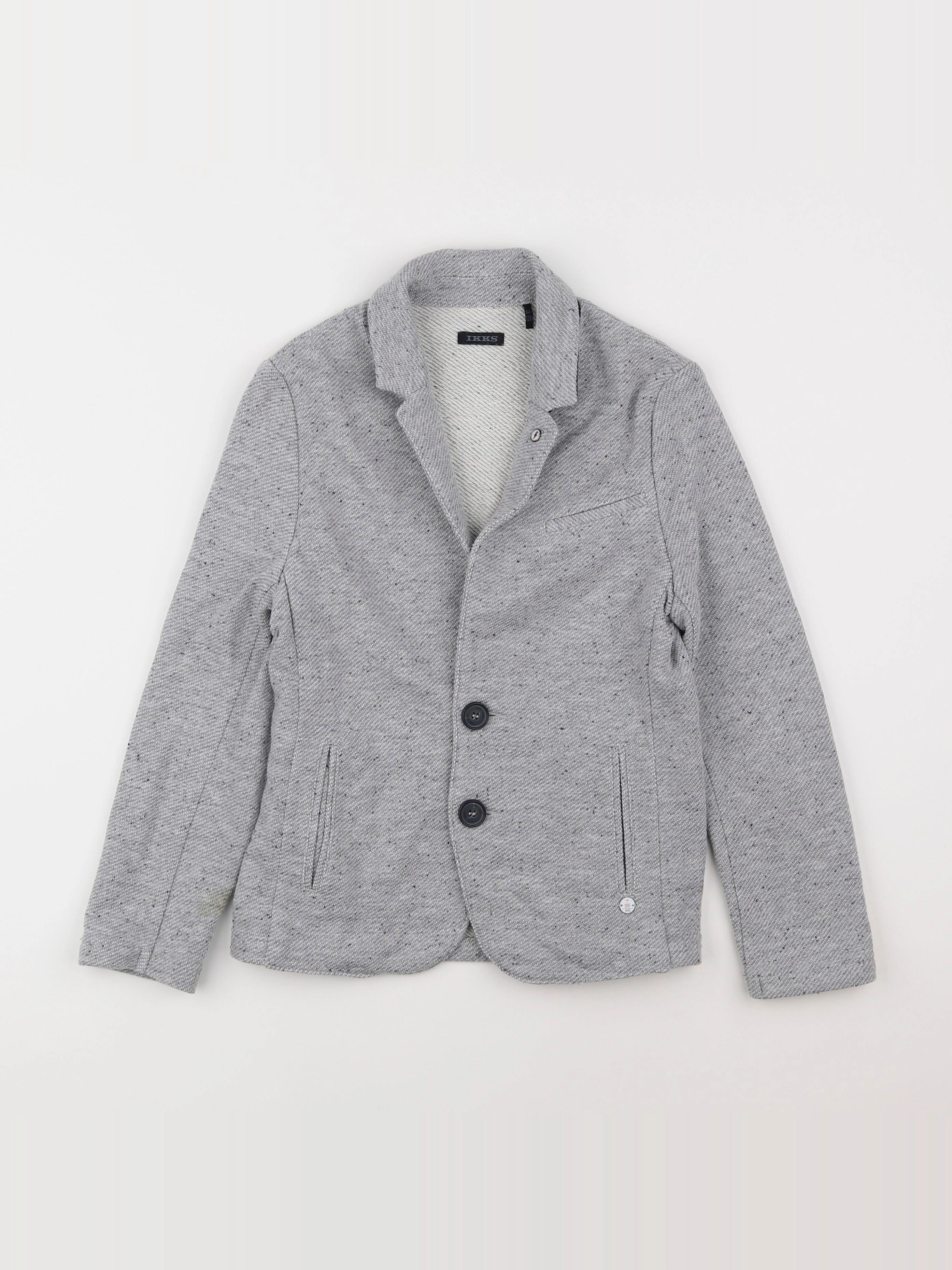 IKKS - veste gris - 8 ans