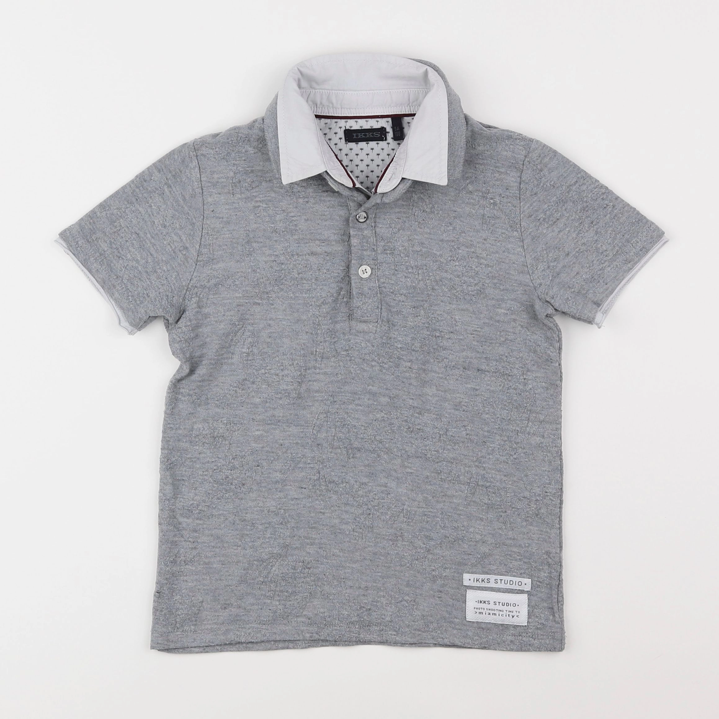 IKKS - polo gris - 5 ans