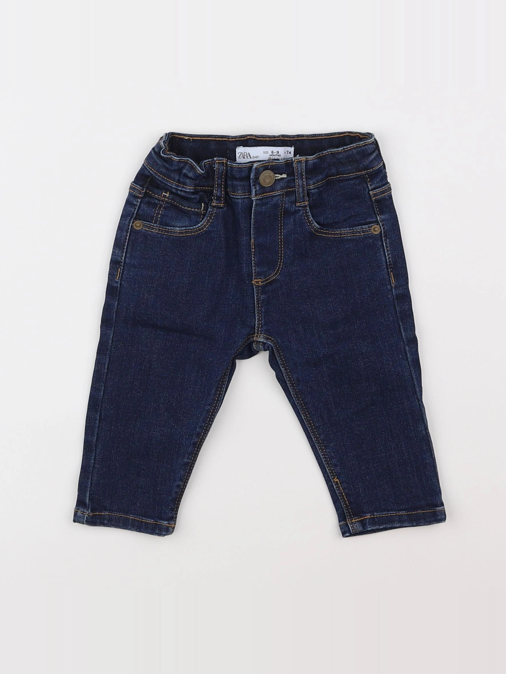 Zara - jean bleu - 6/9 mois