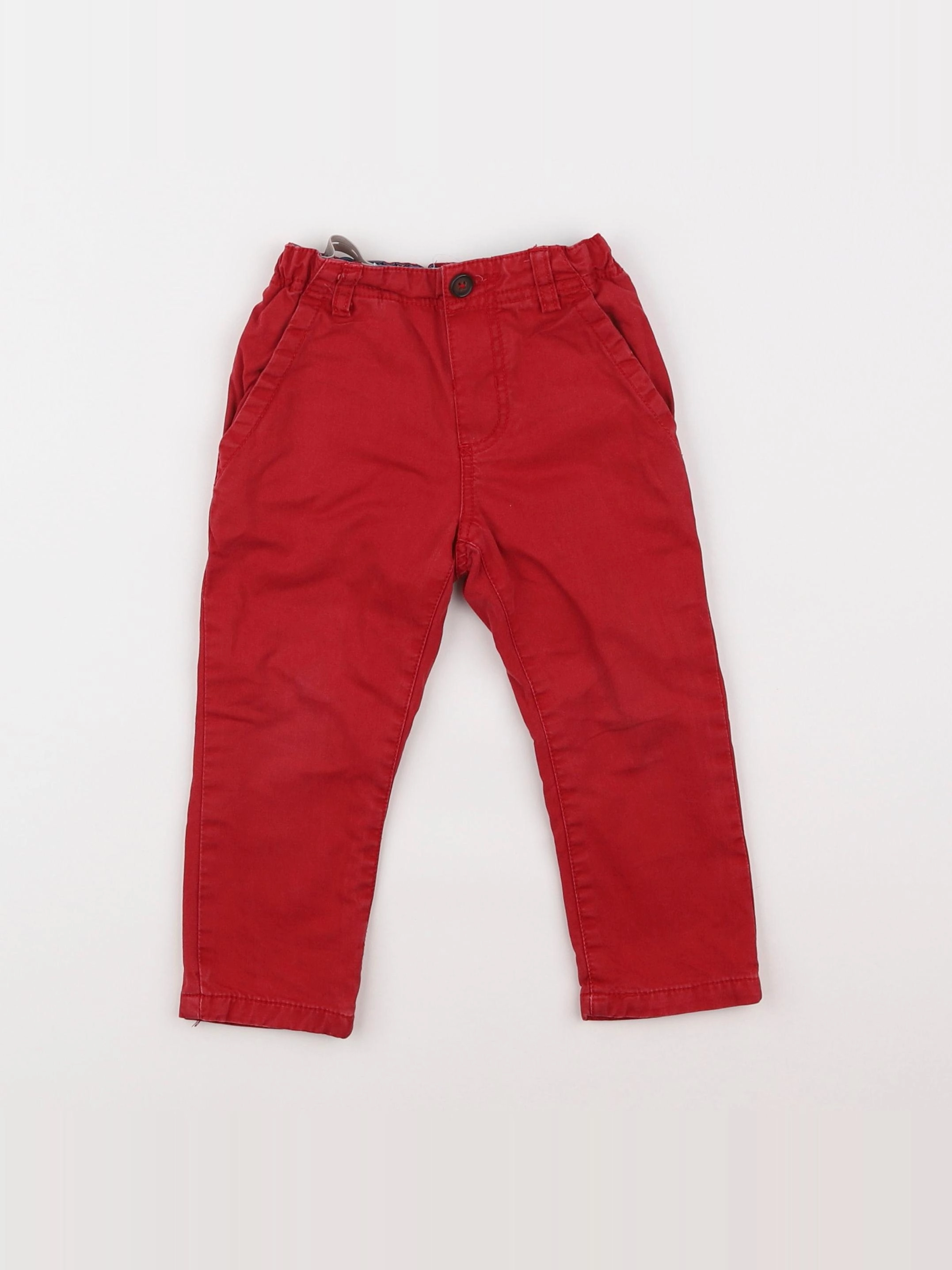 Boutchou - pantalon rouge - 18 mois