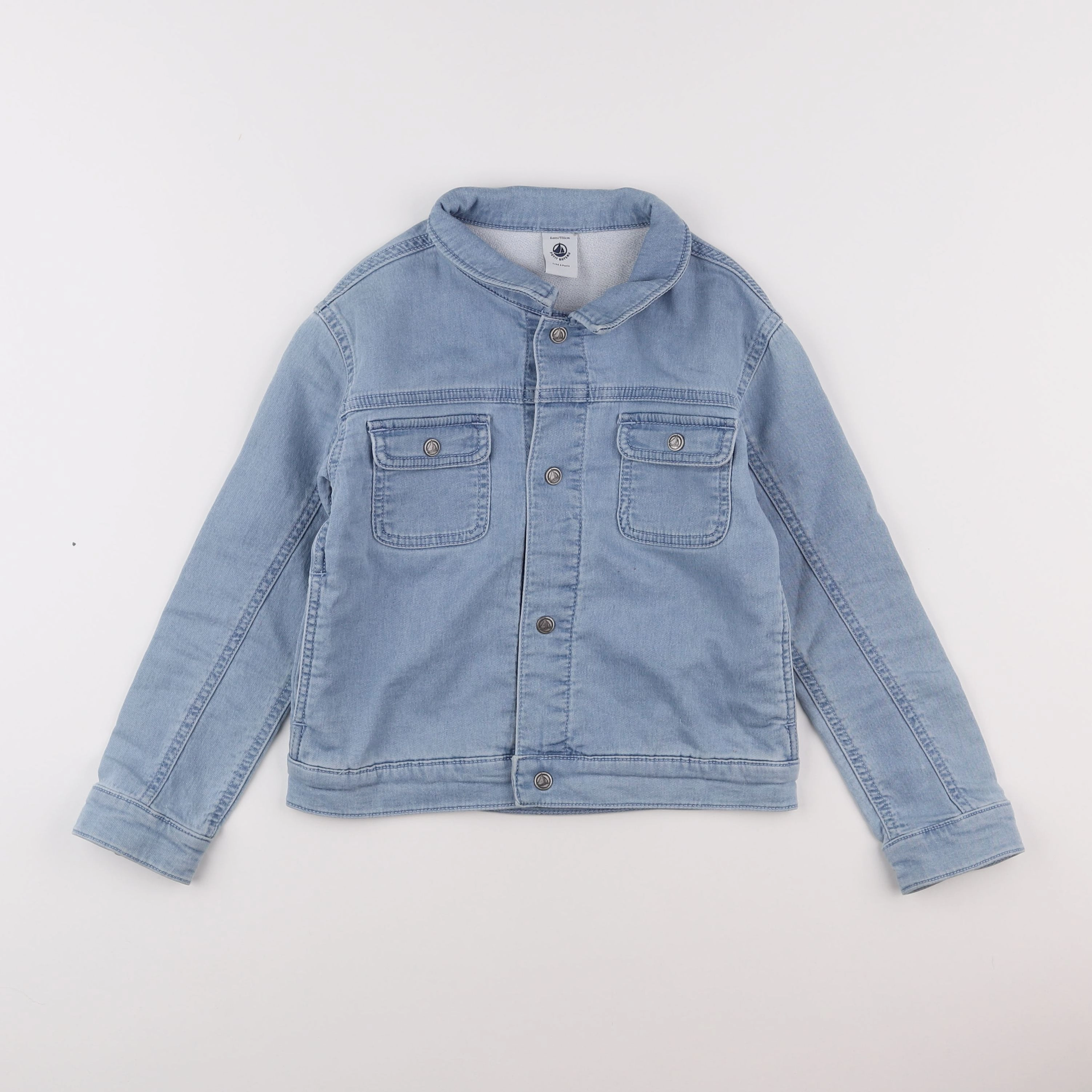 Petit Bateau - veste bleu - 6 ans