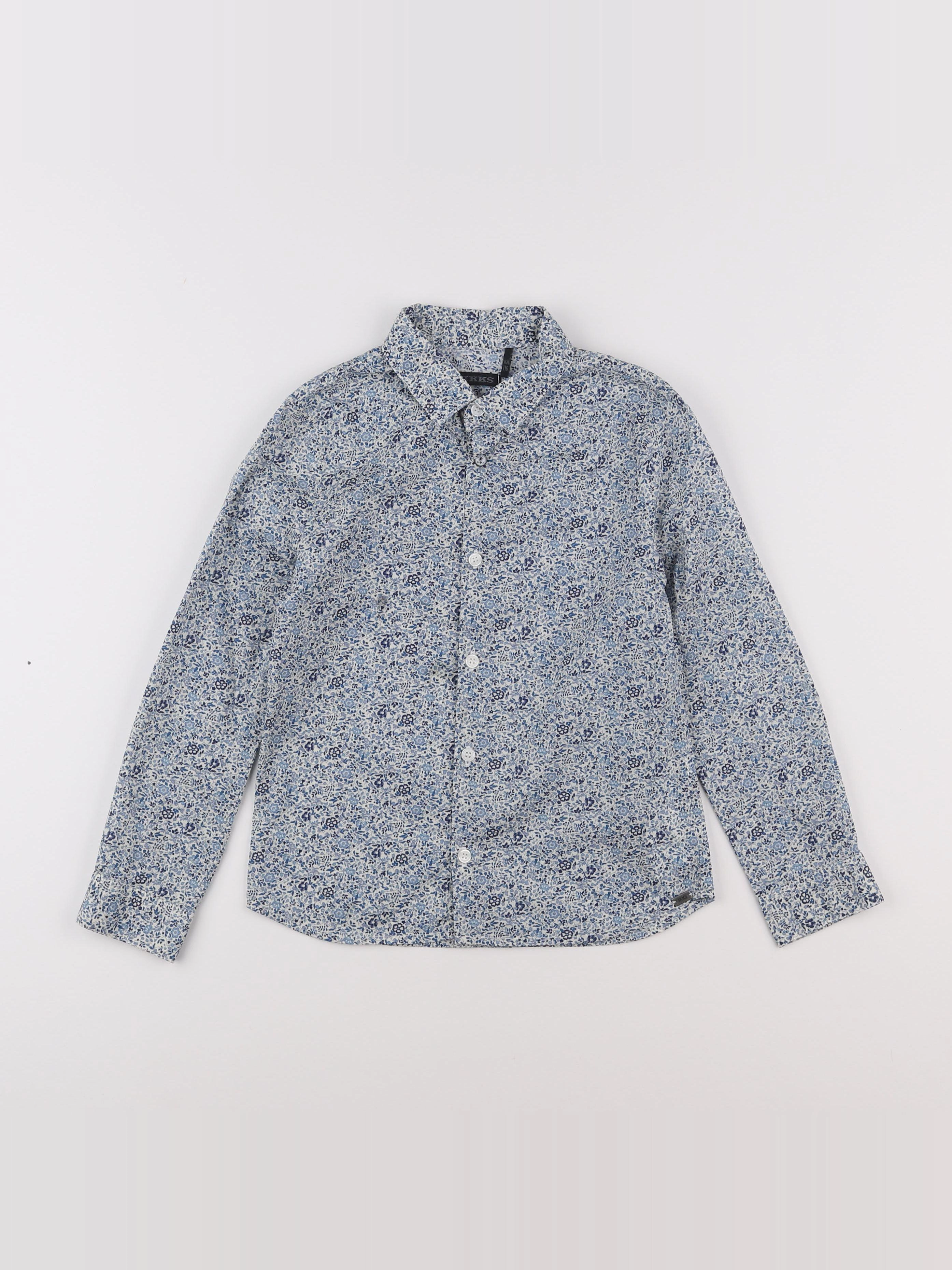 IKKS - chemise bleu, blanc - 6 ans