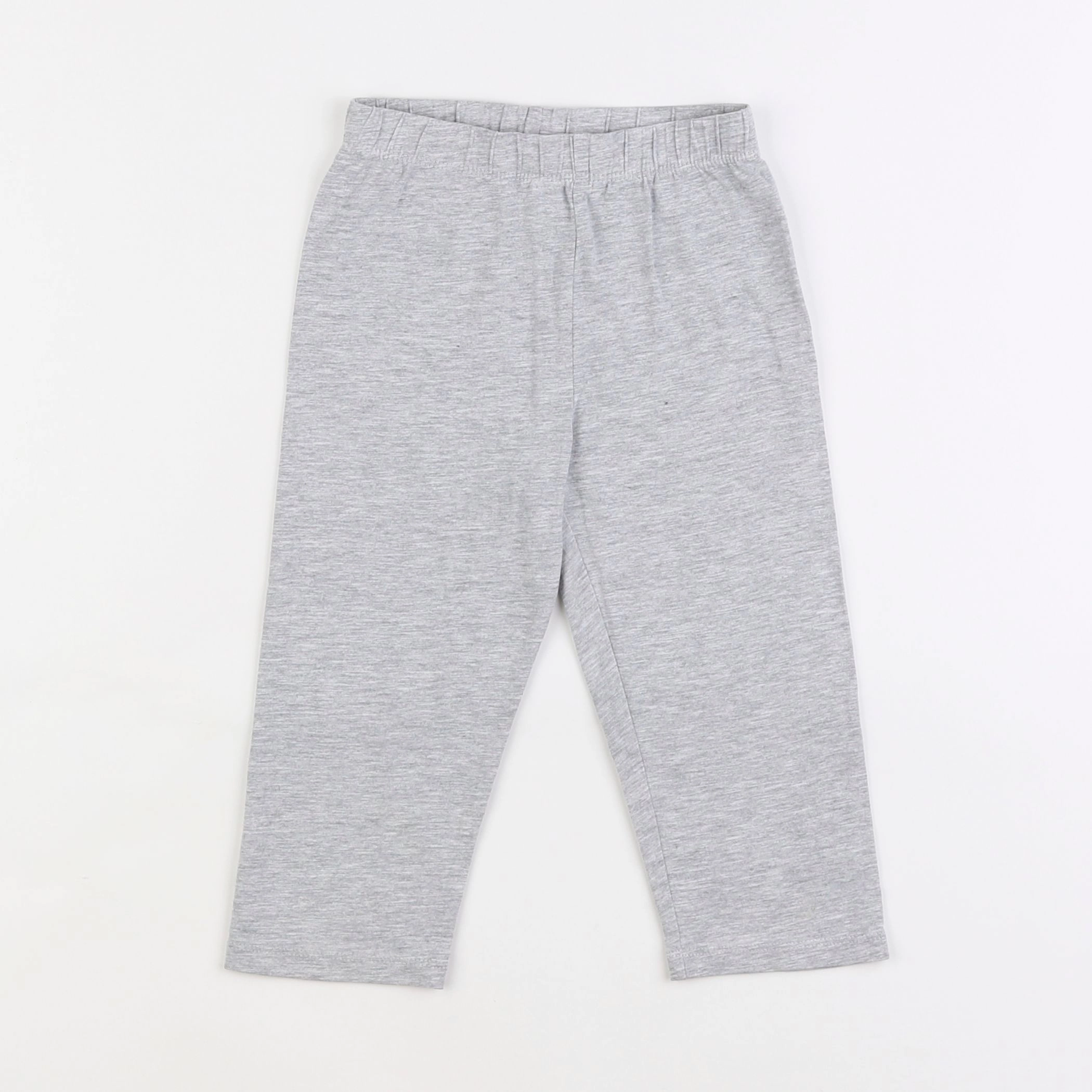 Vertbaudet - legging court gris - 6 ans