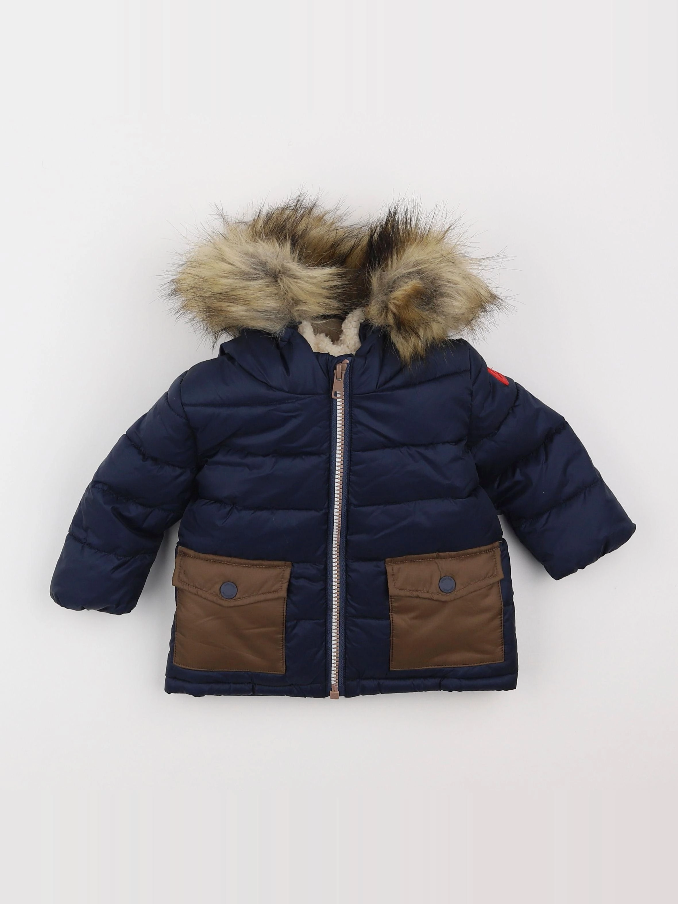 Catimini - parka bleu - 6 mois