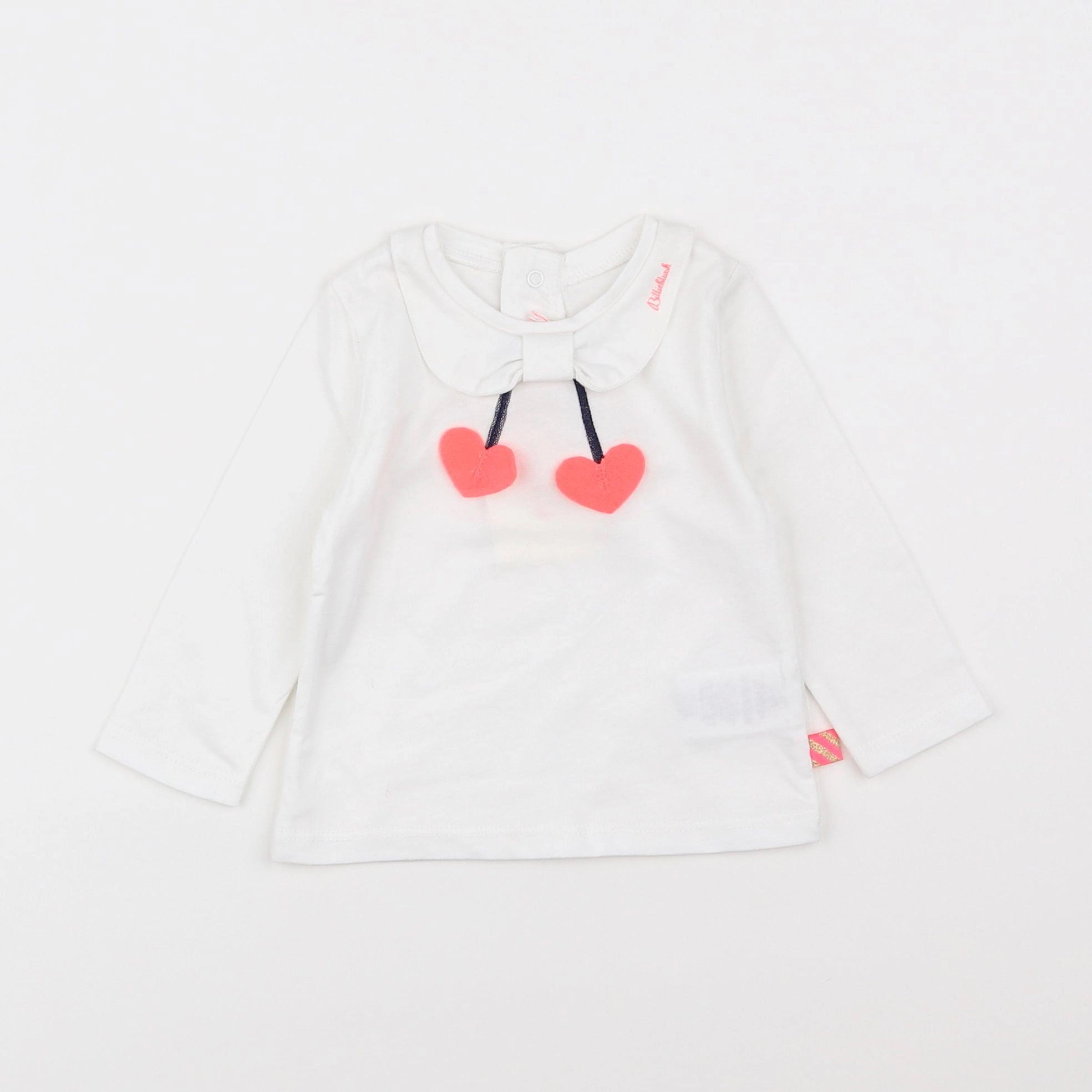 Billie Blush - tee-shirt blanc - 6 mois