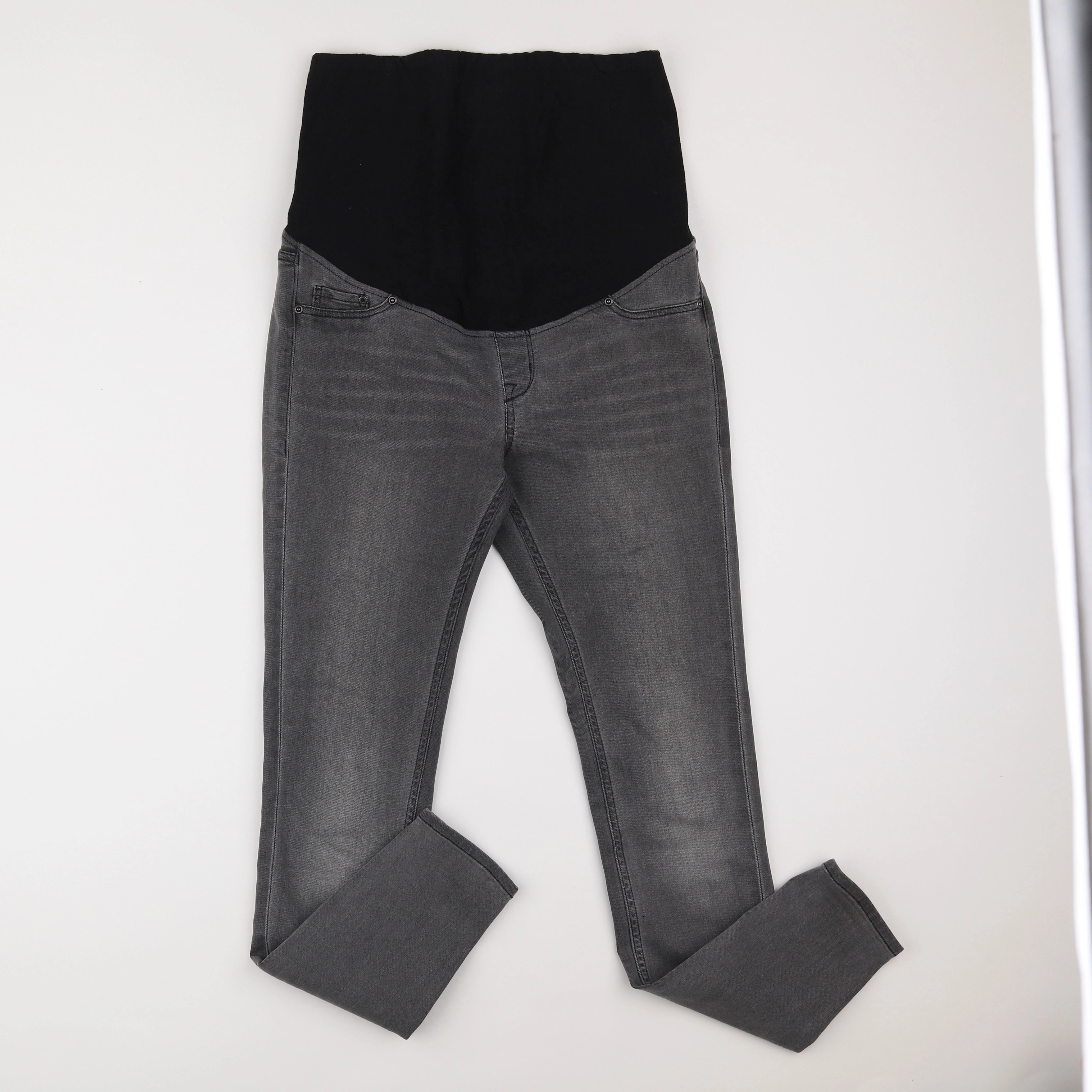 H&M - jean grossesse gris - 38